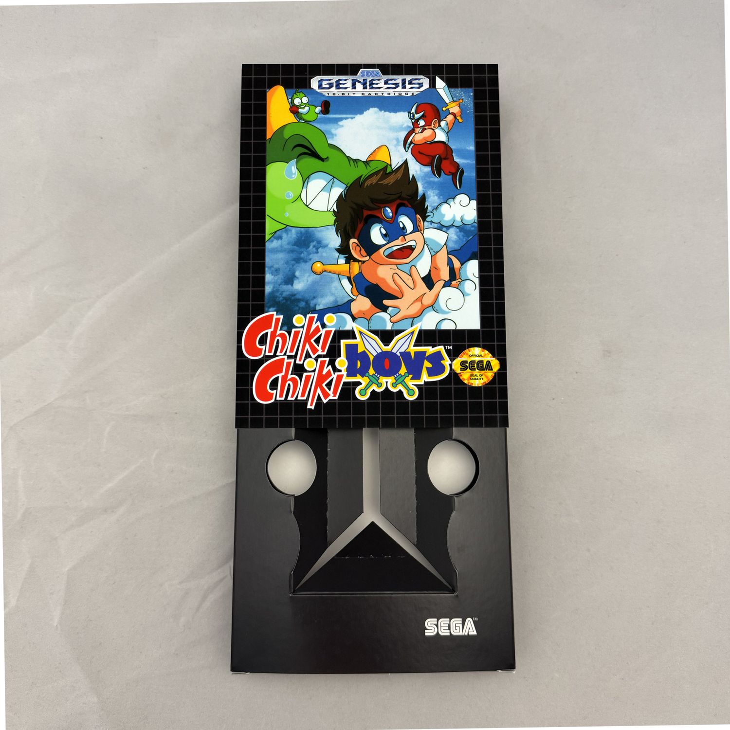 Chiki Chiki Boys | NTSC | Sega Genesis | Genesis | En | Reproduction Box and Inner Tray