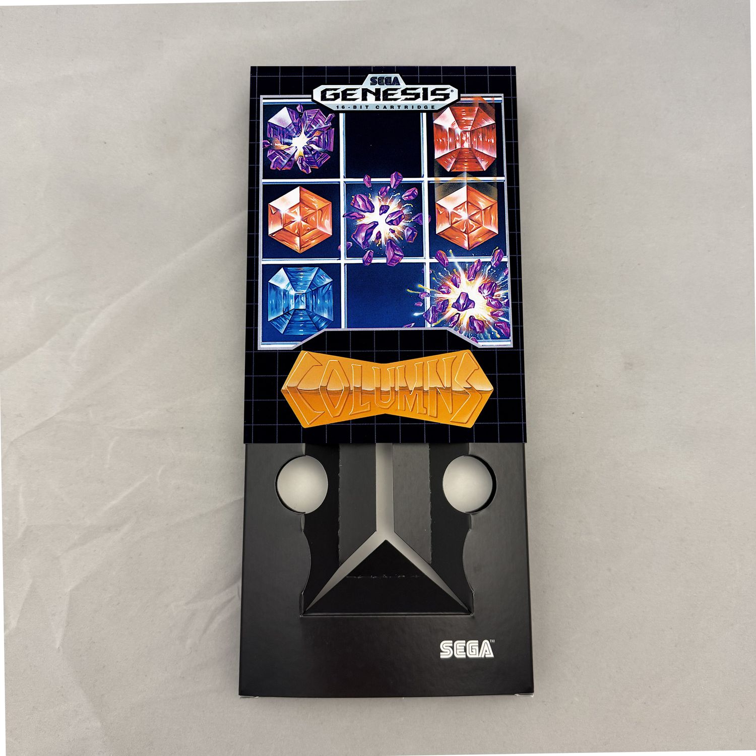 Columns | NTSC | Sega Genesis | Genesis | En | Reproduction Box and Inner Tray