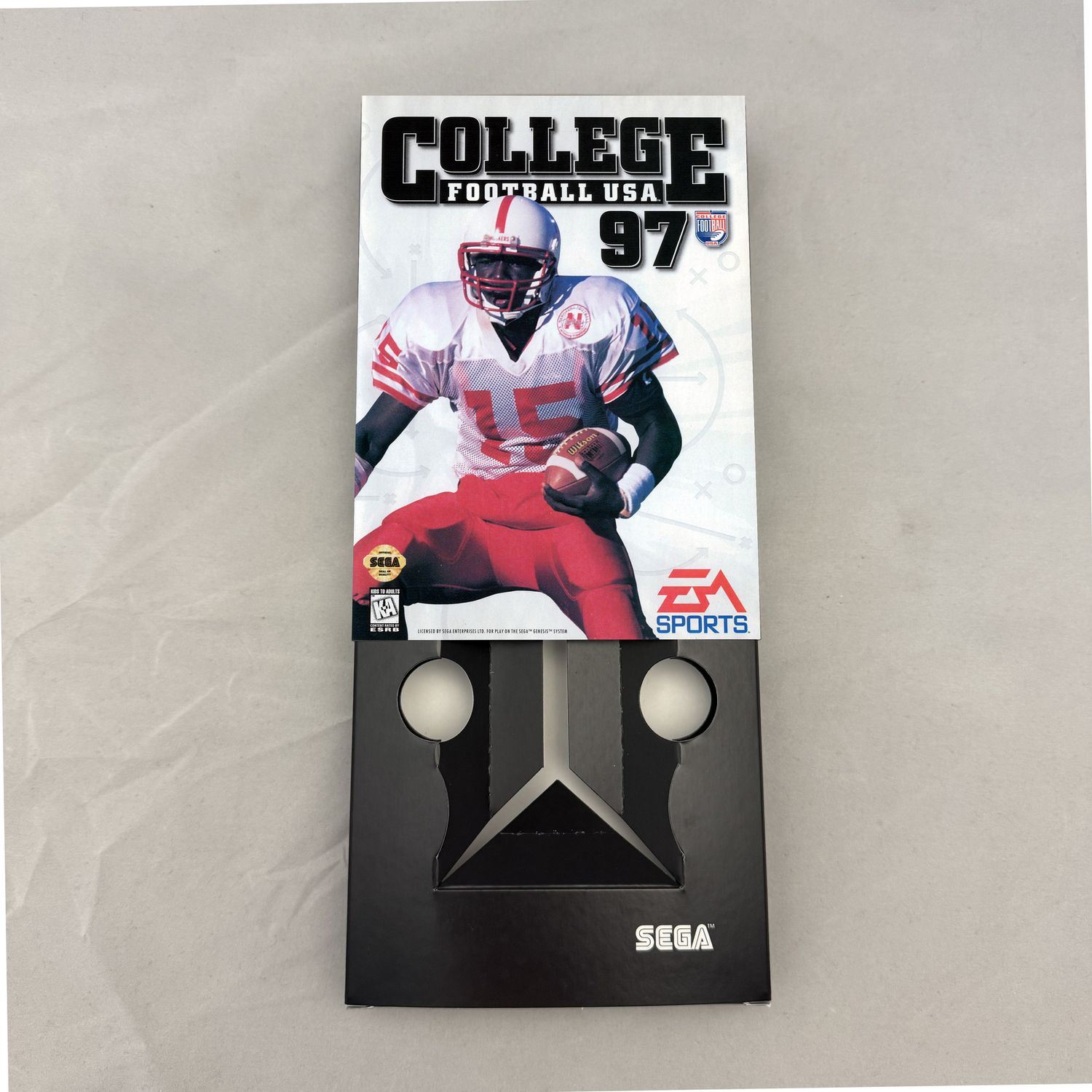 College Football USA 97: The Road to New Orleans | NTSC | Sega Genesis | Genesis | En | Reproduction Box and Inner Tray