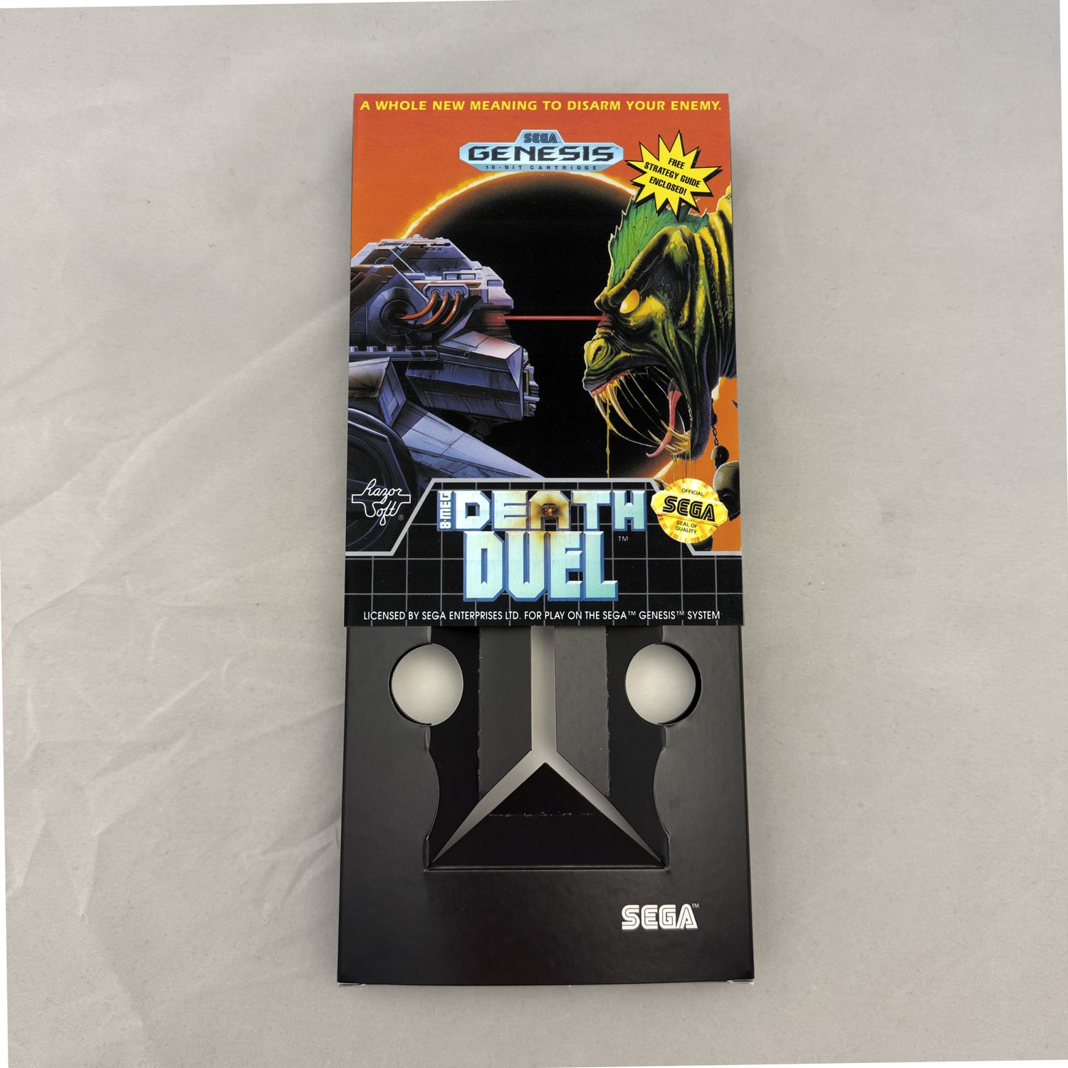 Death Duel | NTSC | Sega Genesis | Genesis | En | Reproduction Box and Inner Tray