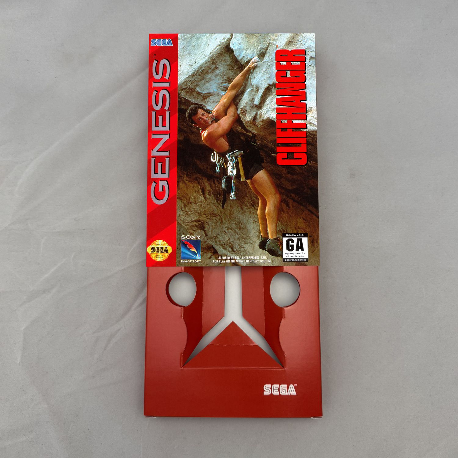 Cliffhanger | NTSC | Sega Genesis | Genesis | En | Reproduction Box and Inner Tray