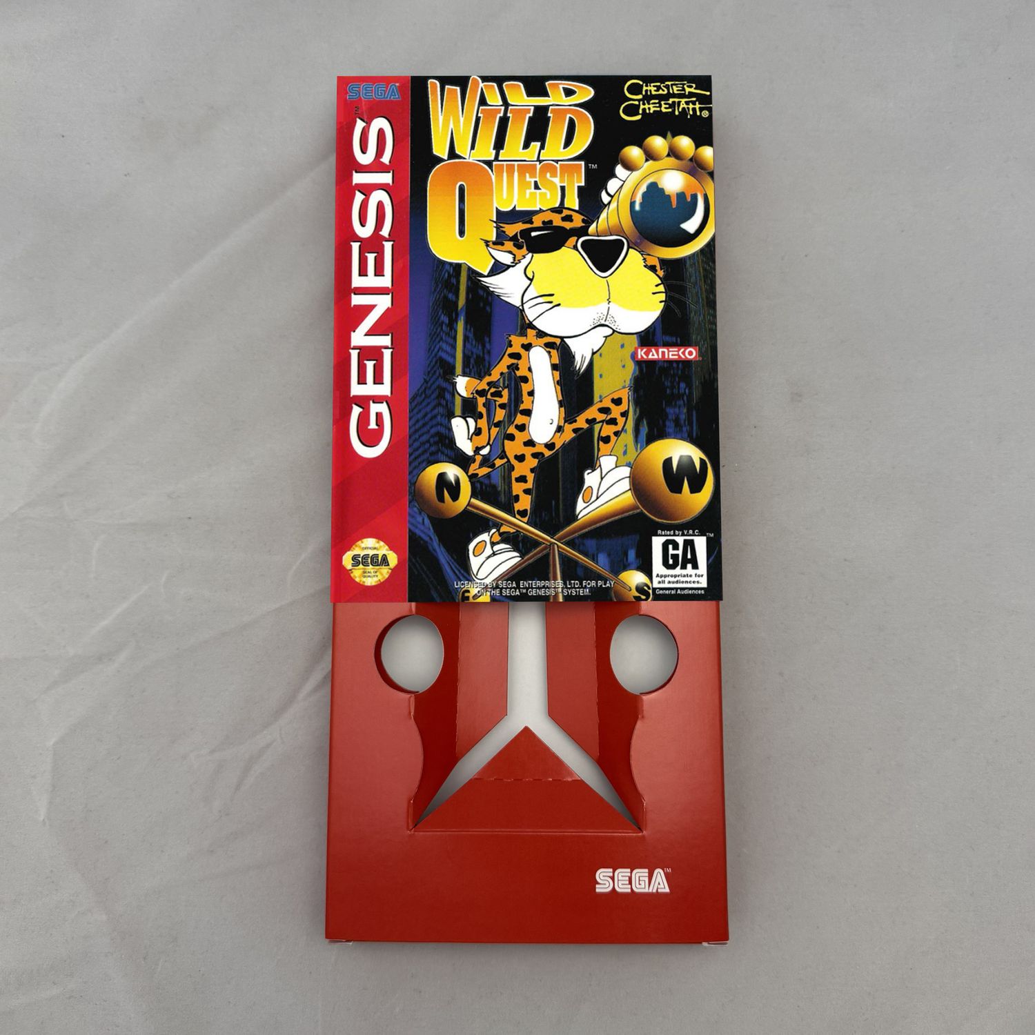 Chester Cheetah: Wild Wild Quest | NTSC | Sega Genesis | Genesis | En | Reproduction Box and Inner Tray