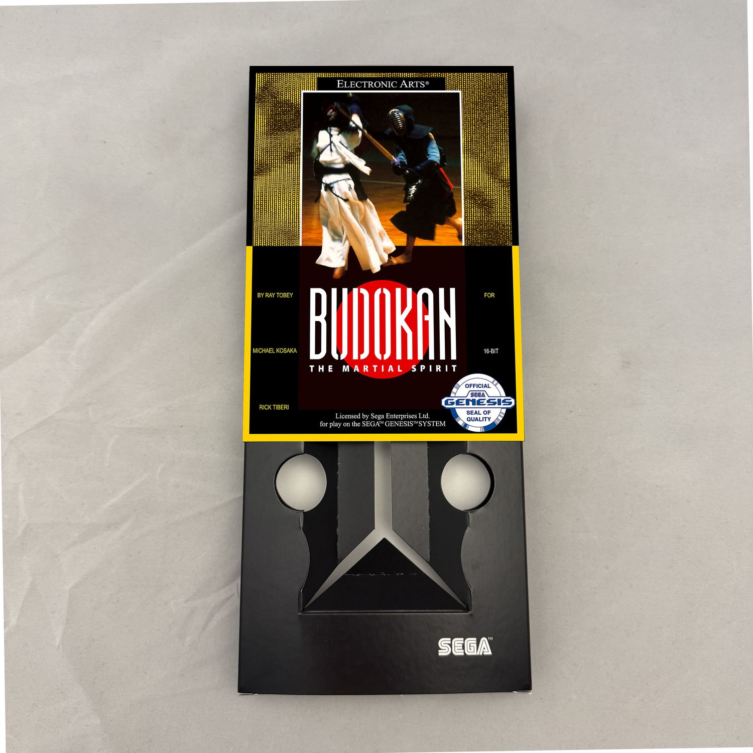 Budokan: The Martial Spirit | NTSC | Sega Genesis | Genesis | En | Reproduction Box and Inner Tray