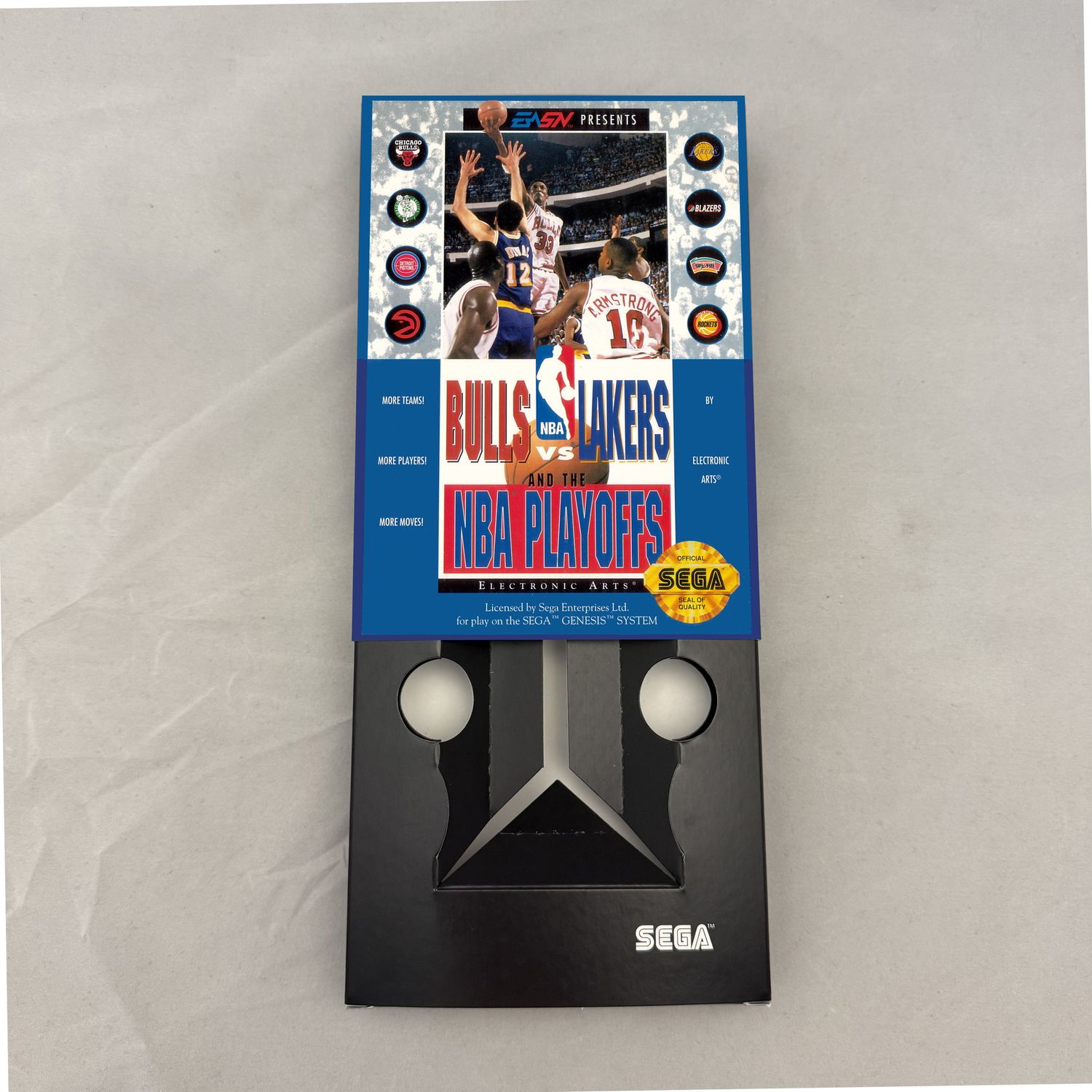Bulls vs. Lakers | NTSC | Sega Genesis | Genesis | En | Reproduction Box and Inner Tray
