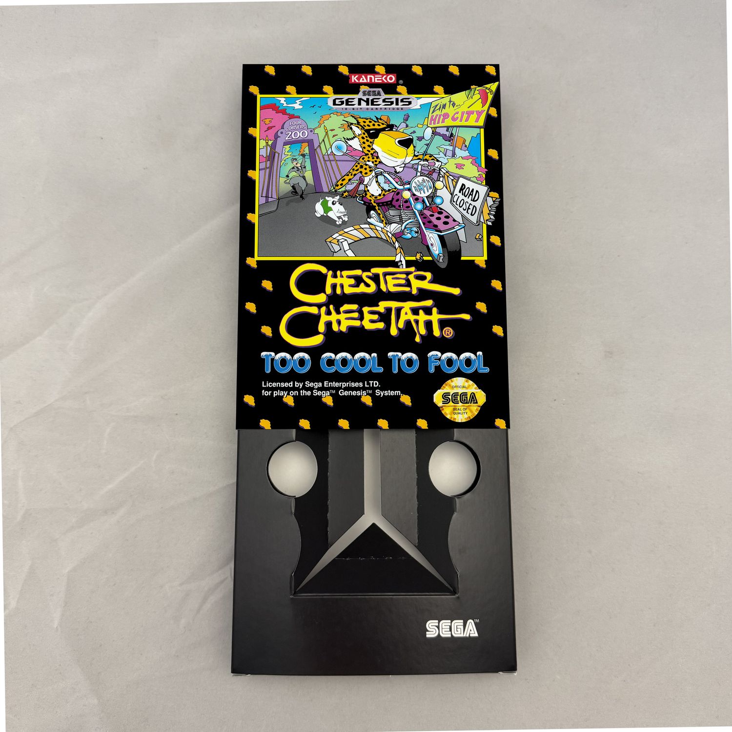 Chester Cheetah: Too Cool to Fool | NTSC | Sega Genesis | Genesis | En | Reproduction Box and Inner Tray