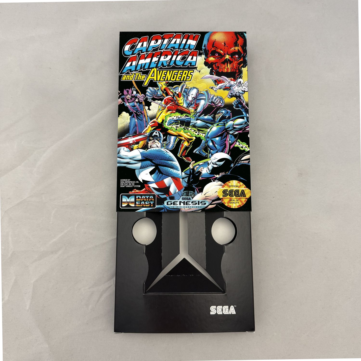 Captain America and the Avengers | NTSC | Sega Genesis | Genesis | En | Reproduction Box and Inner Tray