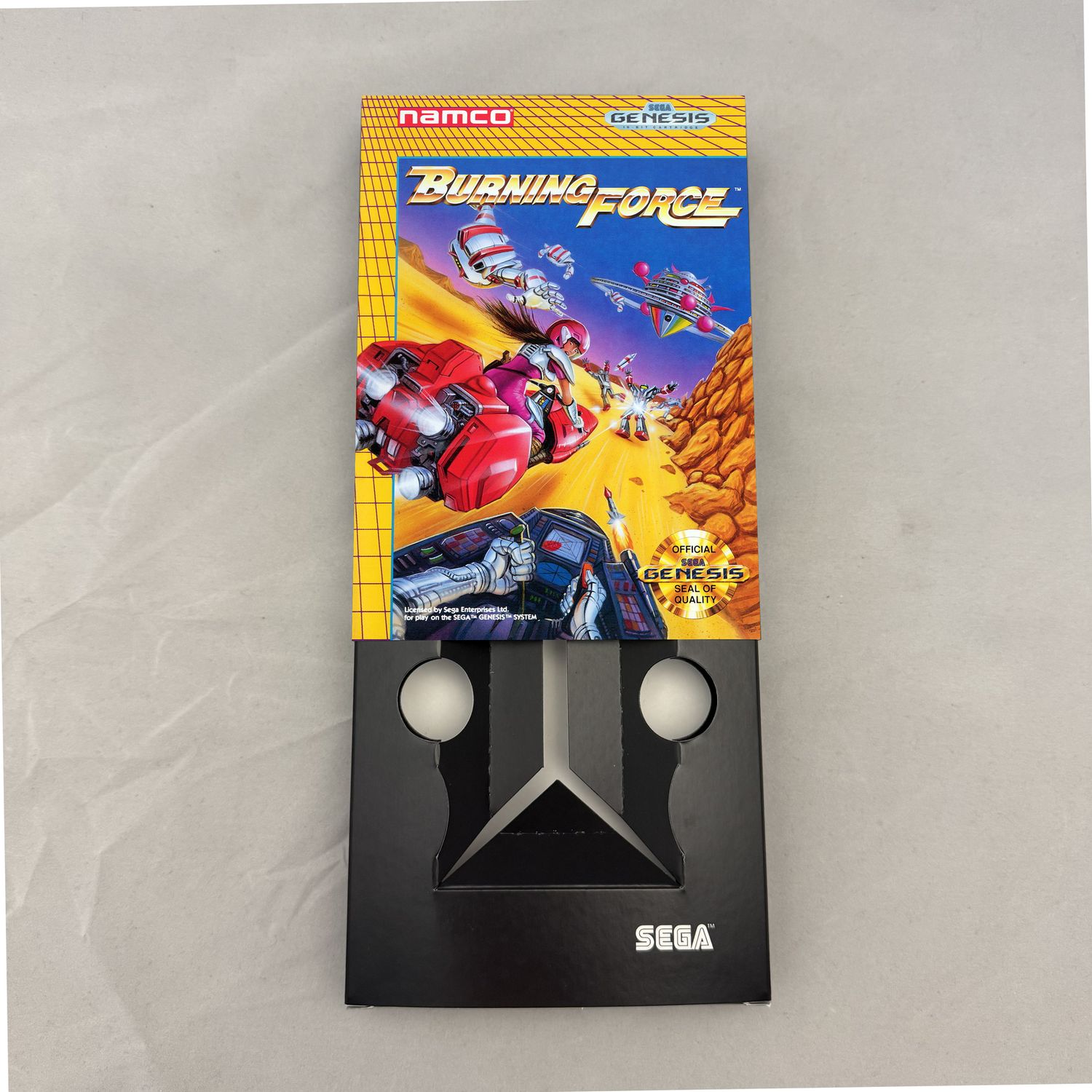 Burning Force | NTSC | Sega Genesis | Genesis | En | Reproduction Box and Inner Tray