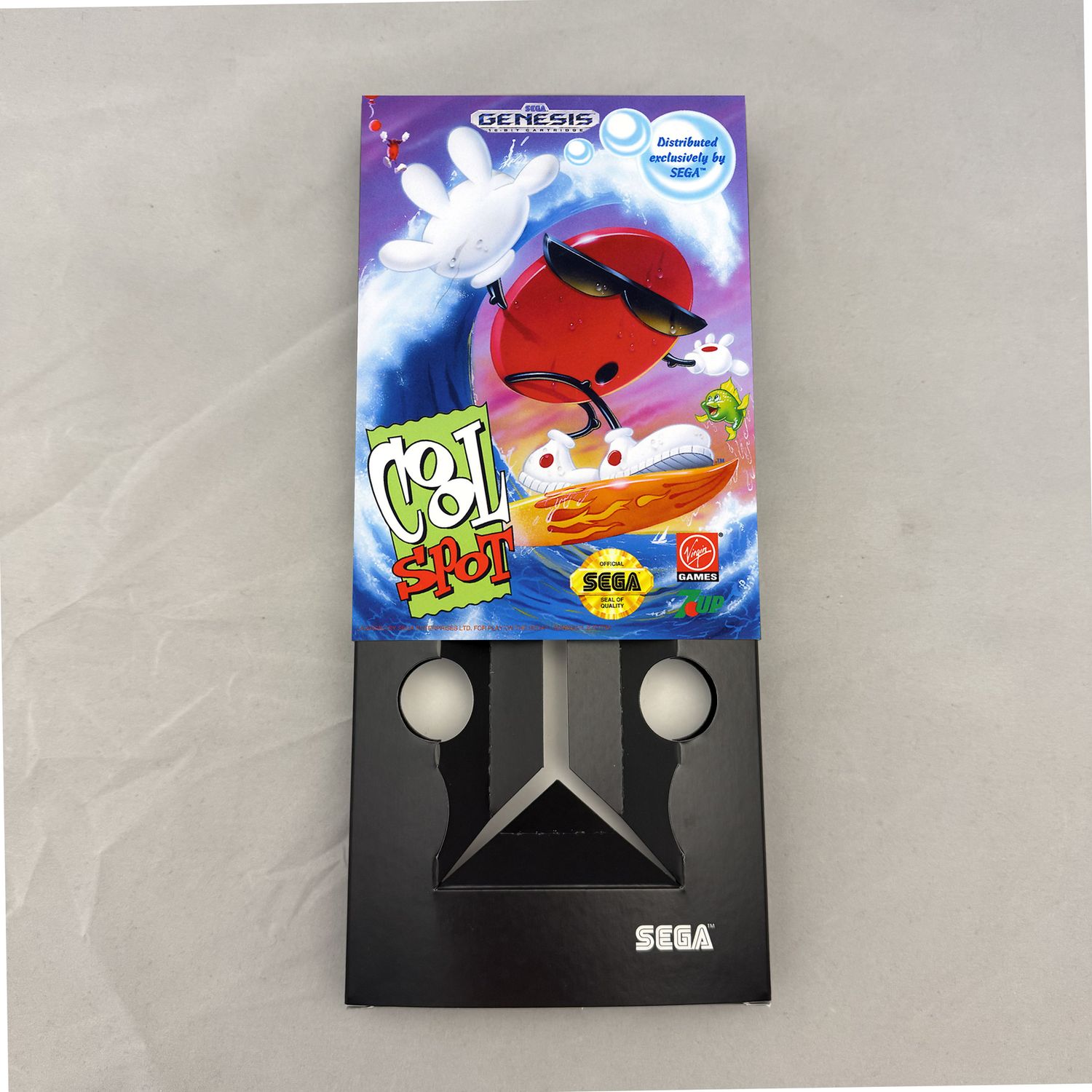 Cool Spot | NTSC | Sega Genesis | Genesis | En | Reproduction Box and Inner Tray