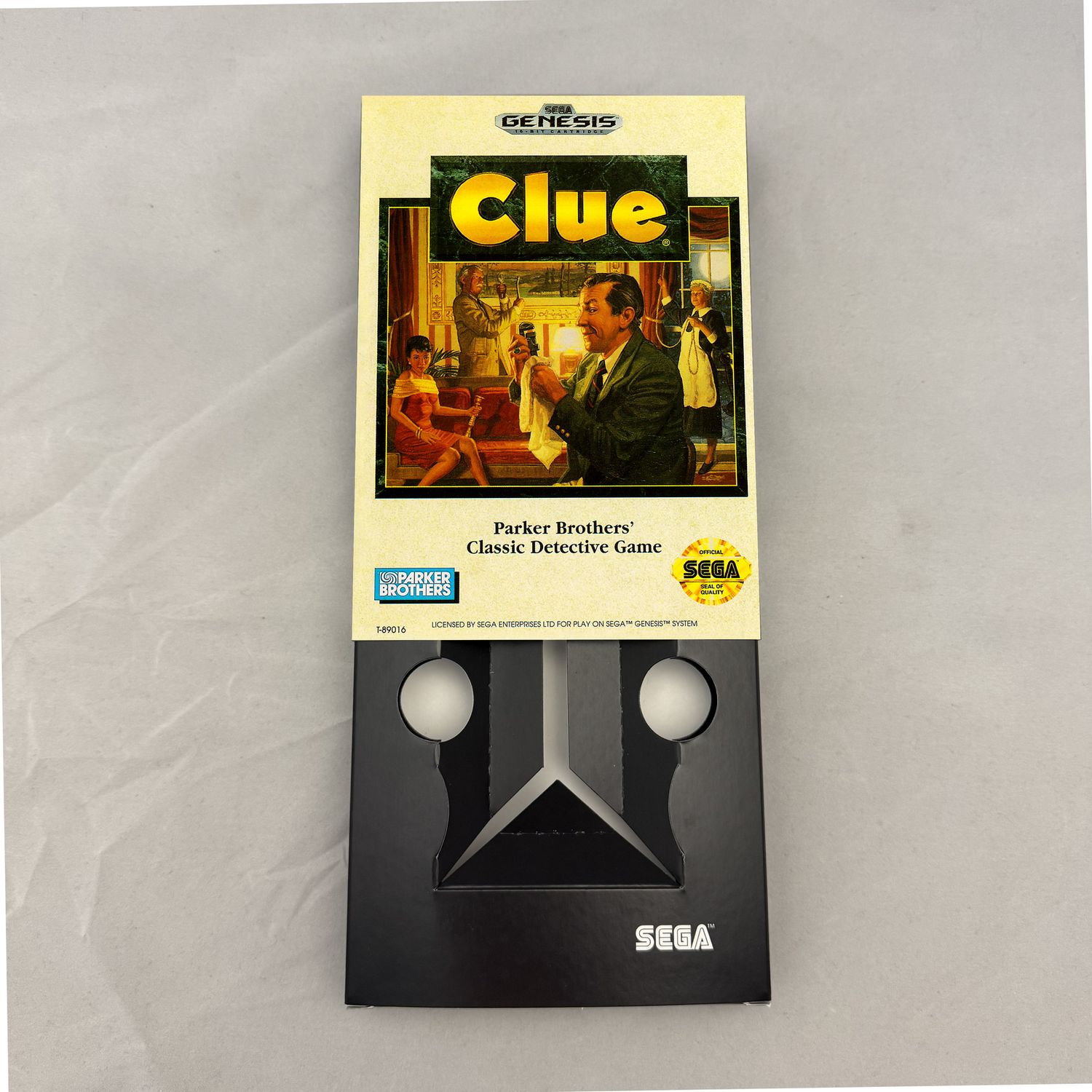 Clue | NTSC | Sega Genesis | Genesis | En | Reproduction Box and Inner Tray