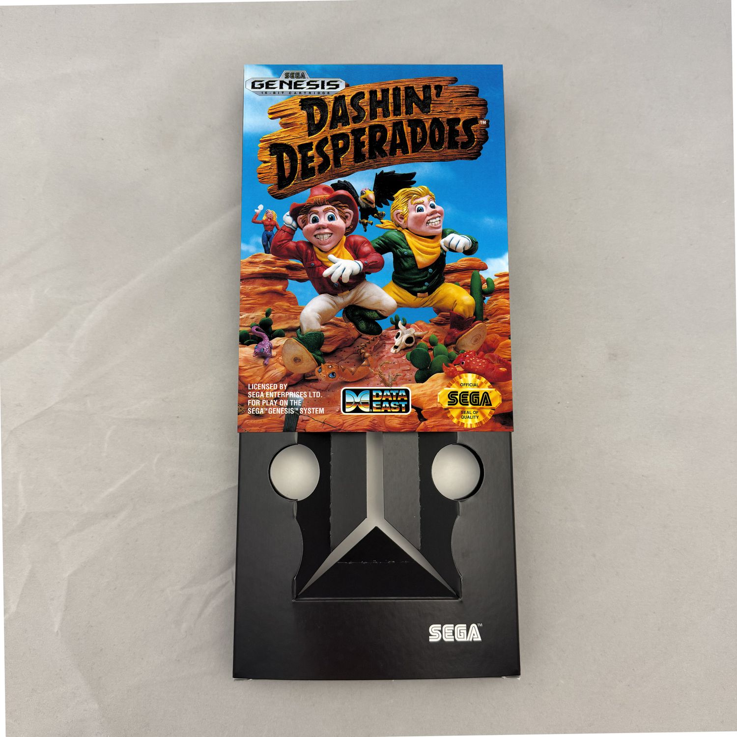 Dashin&#39; Desperadoes | NTSC | Sega Genesis | Genesis | En | Reproduction Box and Inner Tray