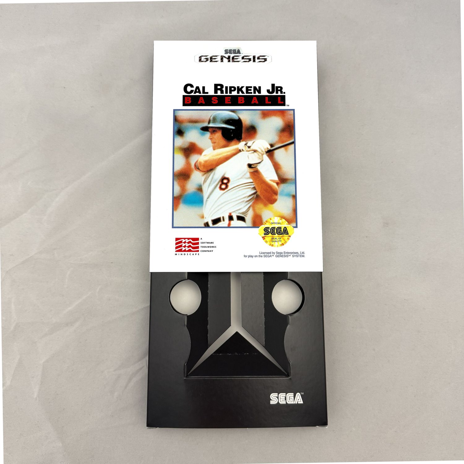 Cal Ripken Jr. Baseball | NTSC | Sega Genesis | Genesis | En | Reproduction Box and Inner Tray