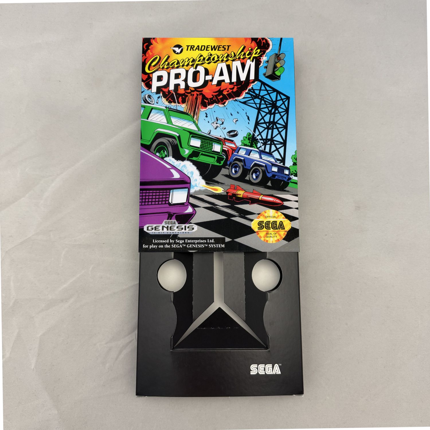 Championship Pro-Am | NTSC | Sega Genesis | Genesis | En | Reproduction Box and Inner Tray