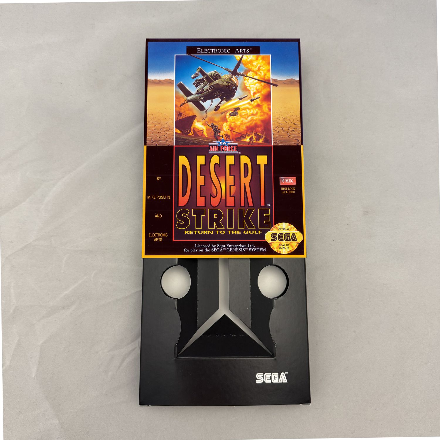 Desert Strike - Return to the Gulf | NTSC | Sega Genesis | Genesis | En | Reproduction Box and Inner Tray