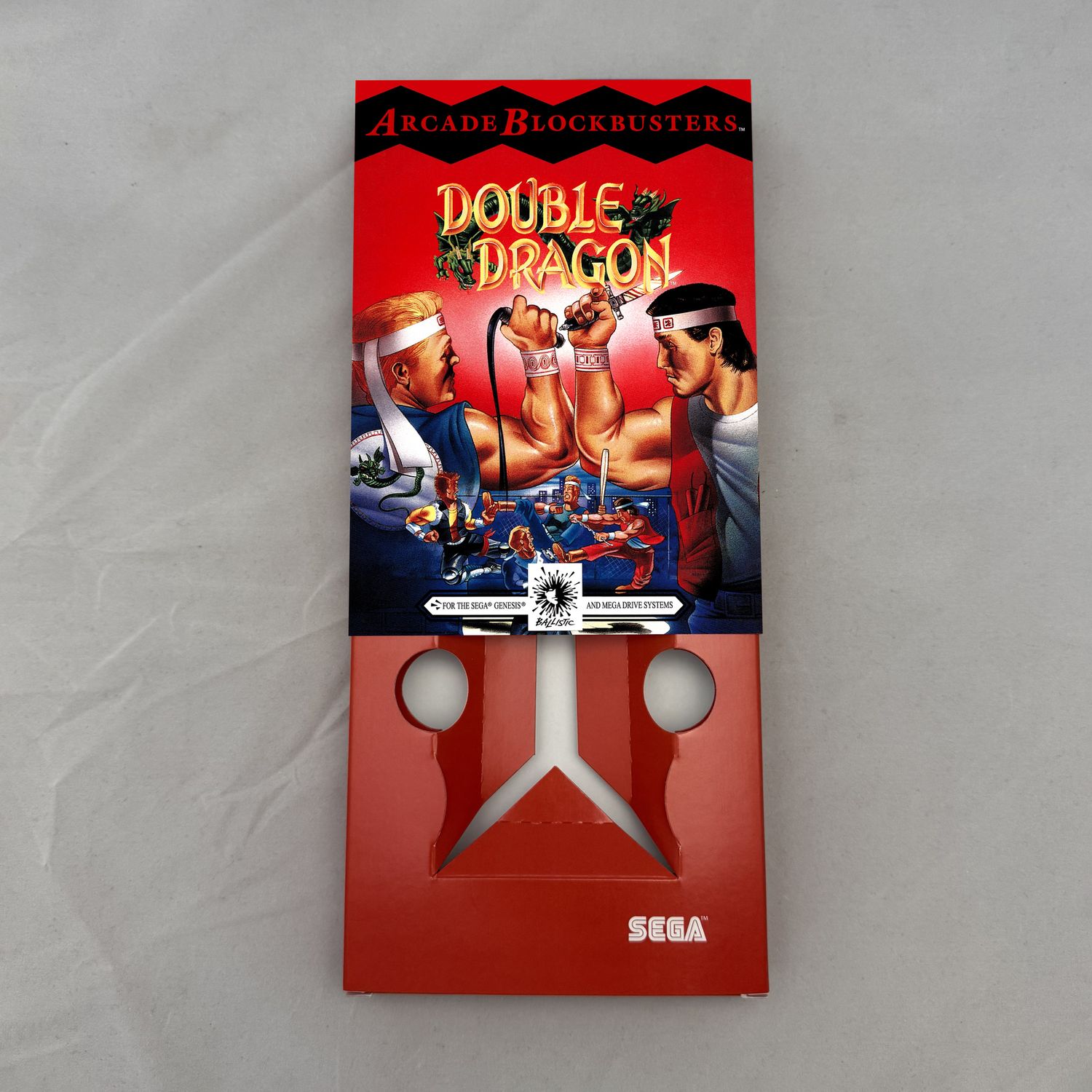Double Dragon | NTSC | Sega Genesis | Genesis | En | Reproduction Box and Inner Tray