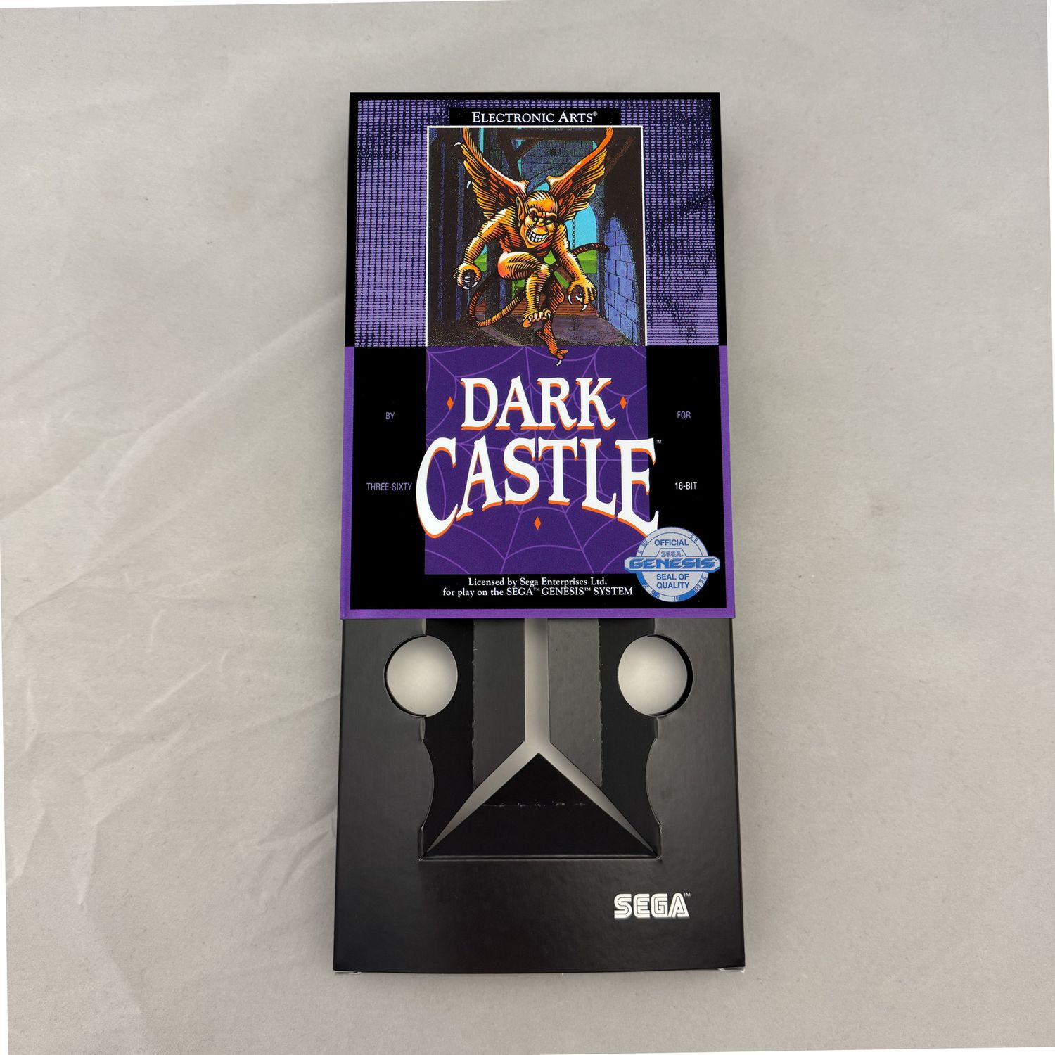 Dark Castle | NTSC | Sega Genesis | Genesis | En | Reproduction Box and Inner Tray