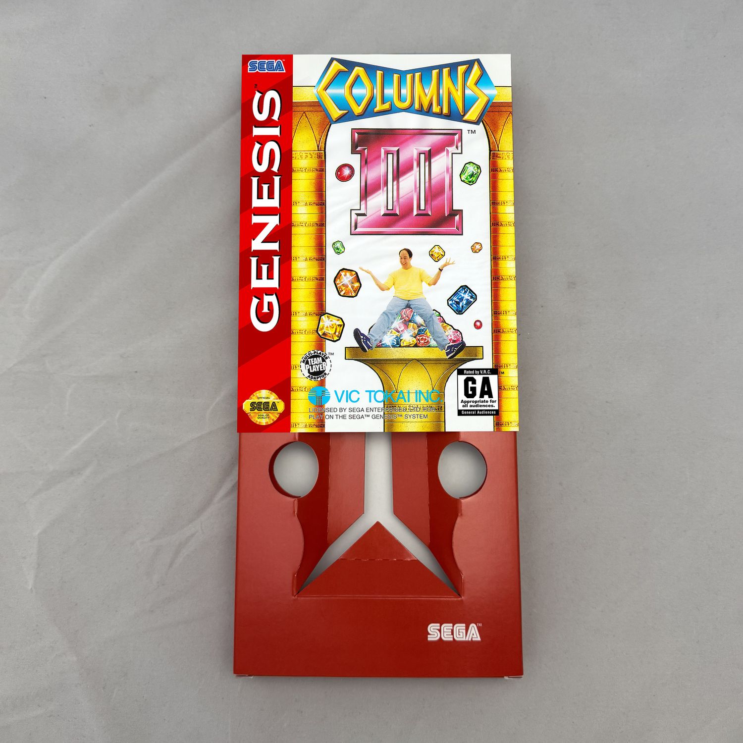 Columns 3 | NTSC | Sega Genesis | Genesis | En | Reproduction Box and Inner Tray