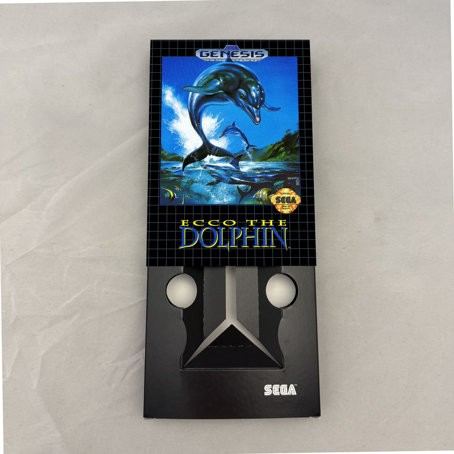 Ecco the Dolphin | NTSC | Sega Genesis | Genesis | En | Reproduction Box and Inner Tray
