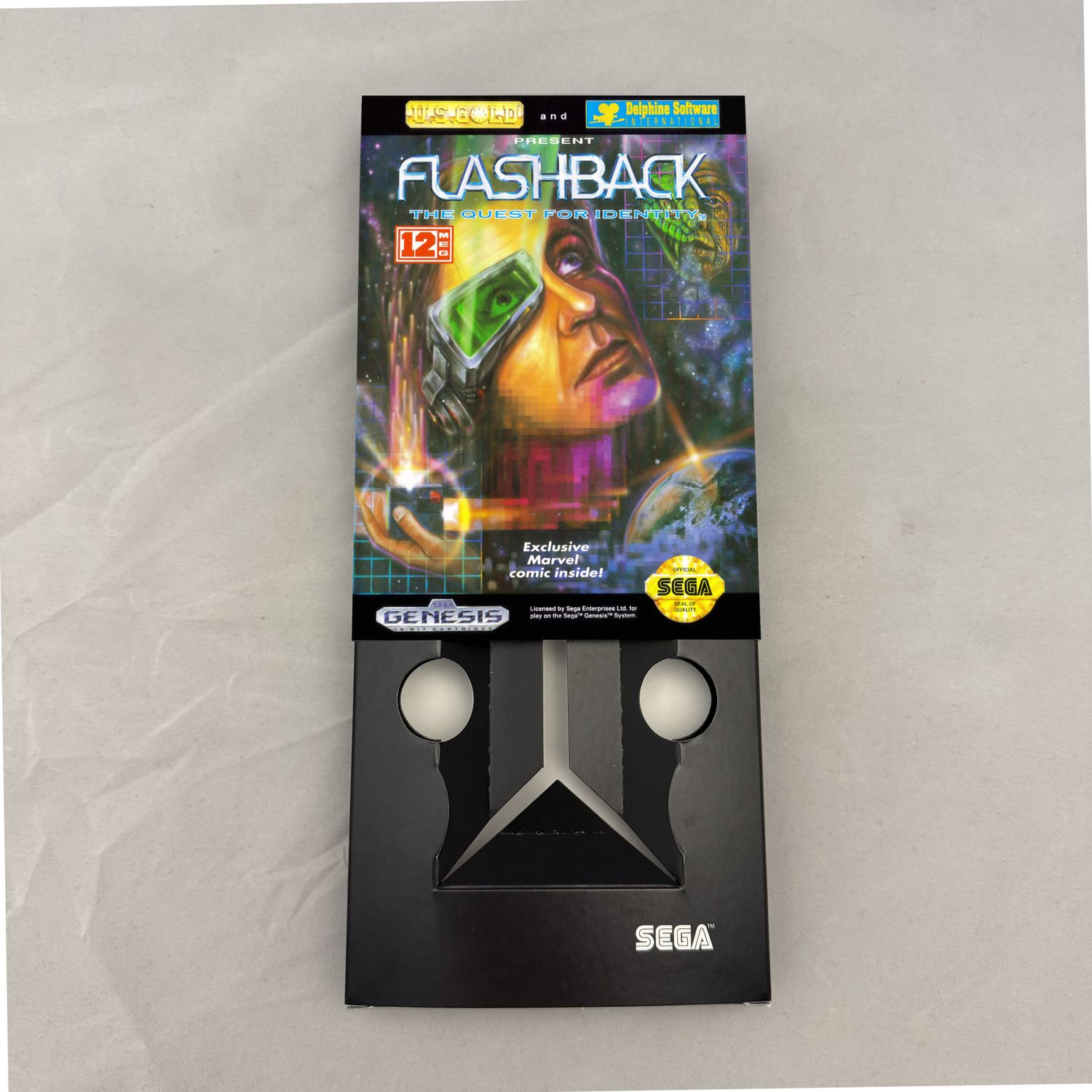 Flashback | NTSC | Sega Genesis | Genesis | En | Reproduction Box and Inner Tray