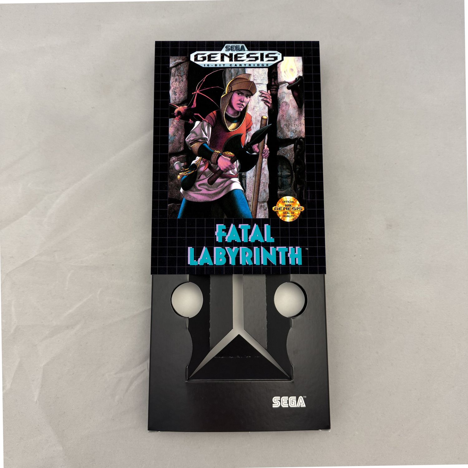 Fatal Labyrinth | NTSC | Sega Genesis | Genesis | En | Reproduction Box and Inner Tray