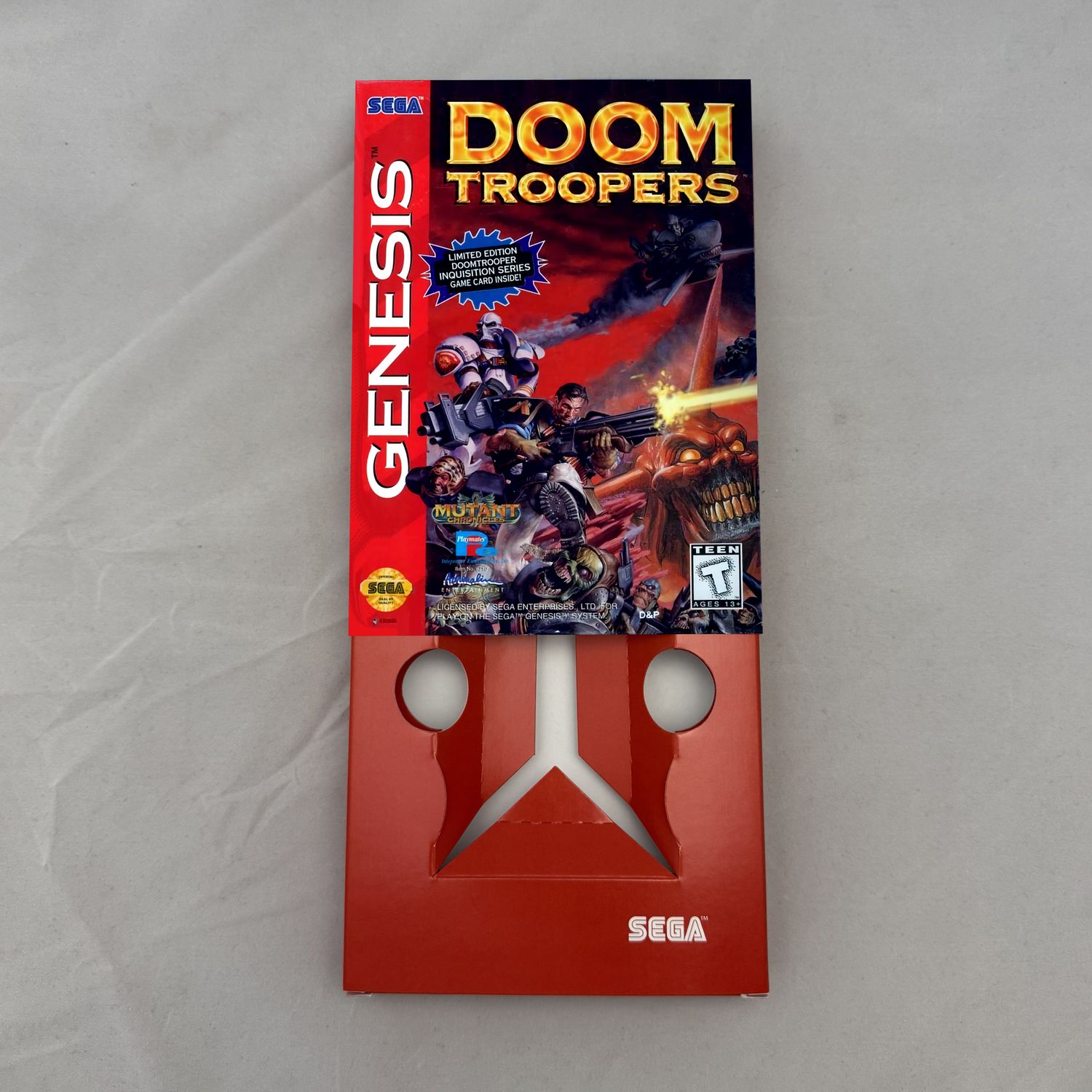 Doom Troopers | NTSC | Sega Genesis | Genesis | En | Reproduction Box and Inner Tray