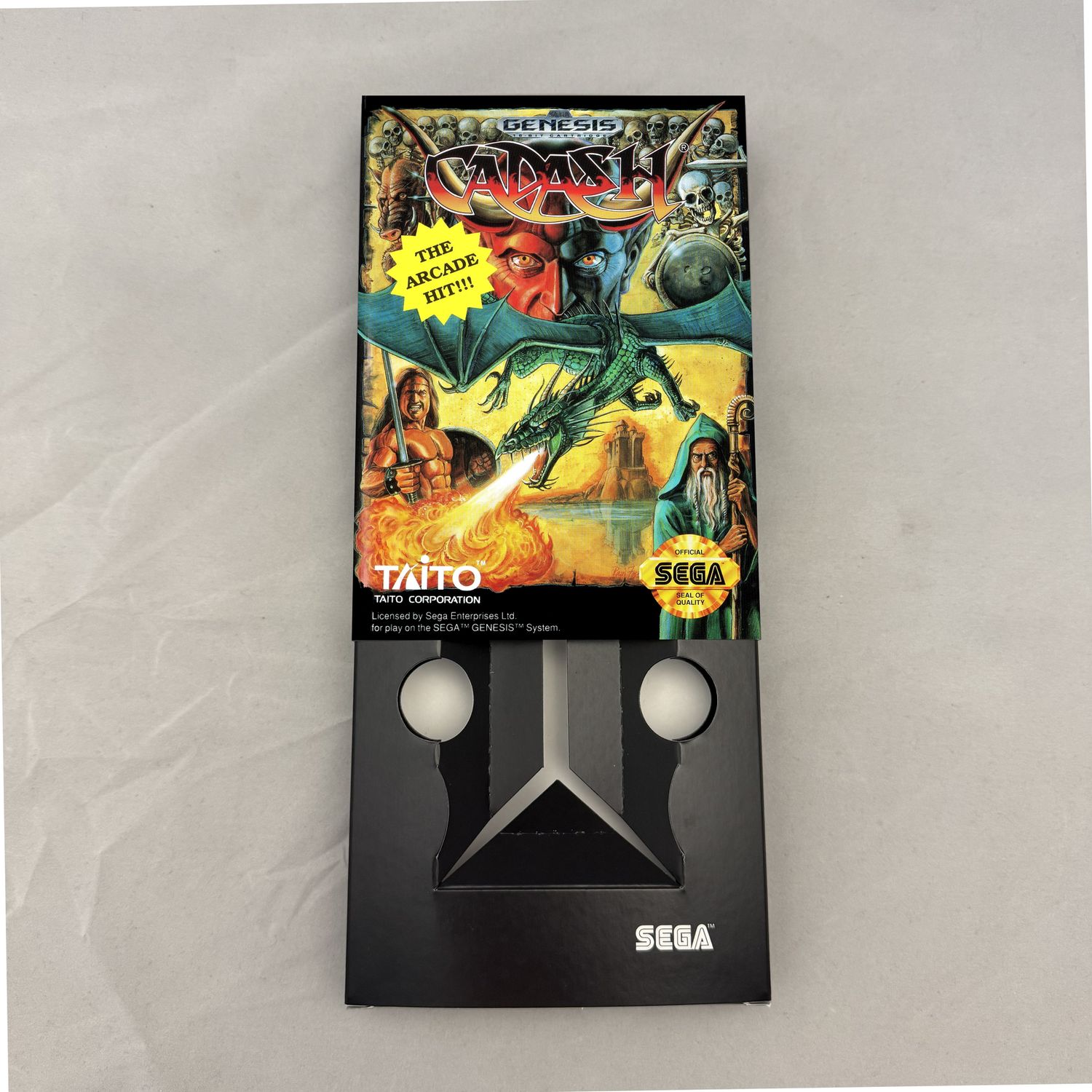 Cadash | NTSC | Sega Genesis | Genesis | En | Reproduction Box and Inner Tray