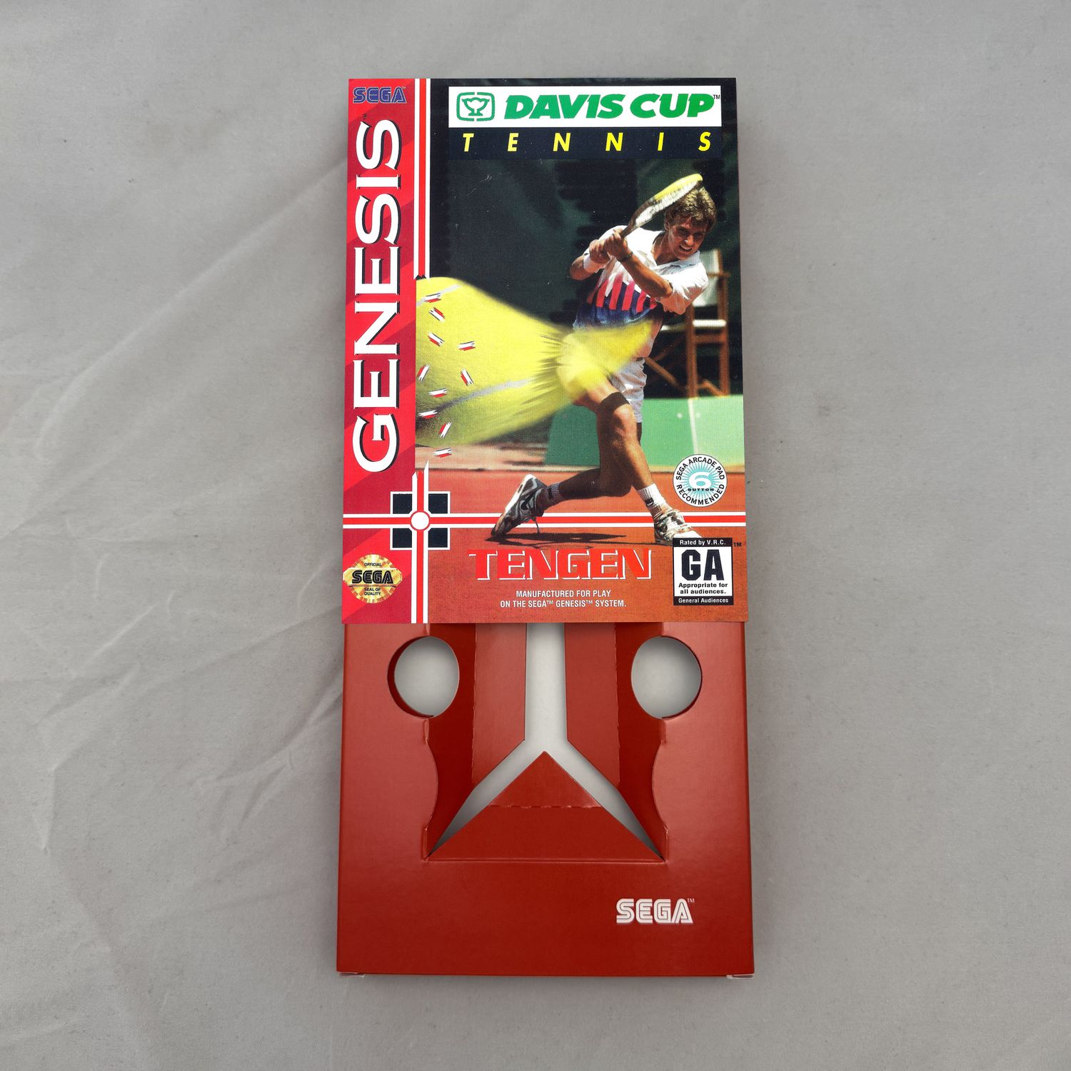 Davis Cup Tennis | NTSC | Sega Genesis | Genesis | En | Reproduction Box and Inner Tray