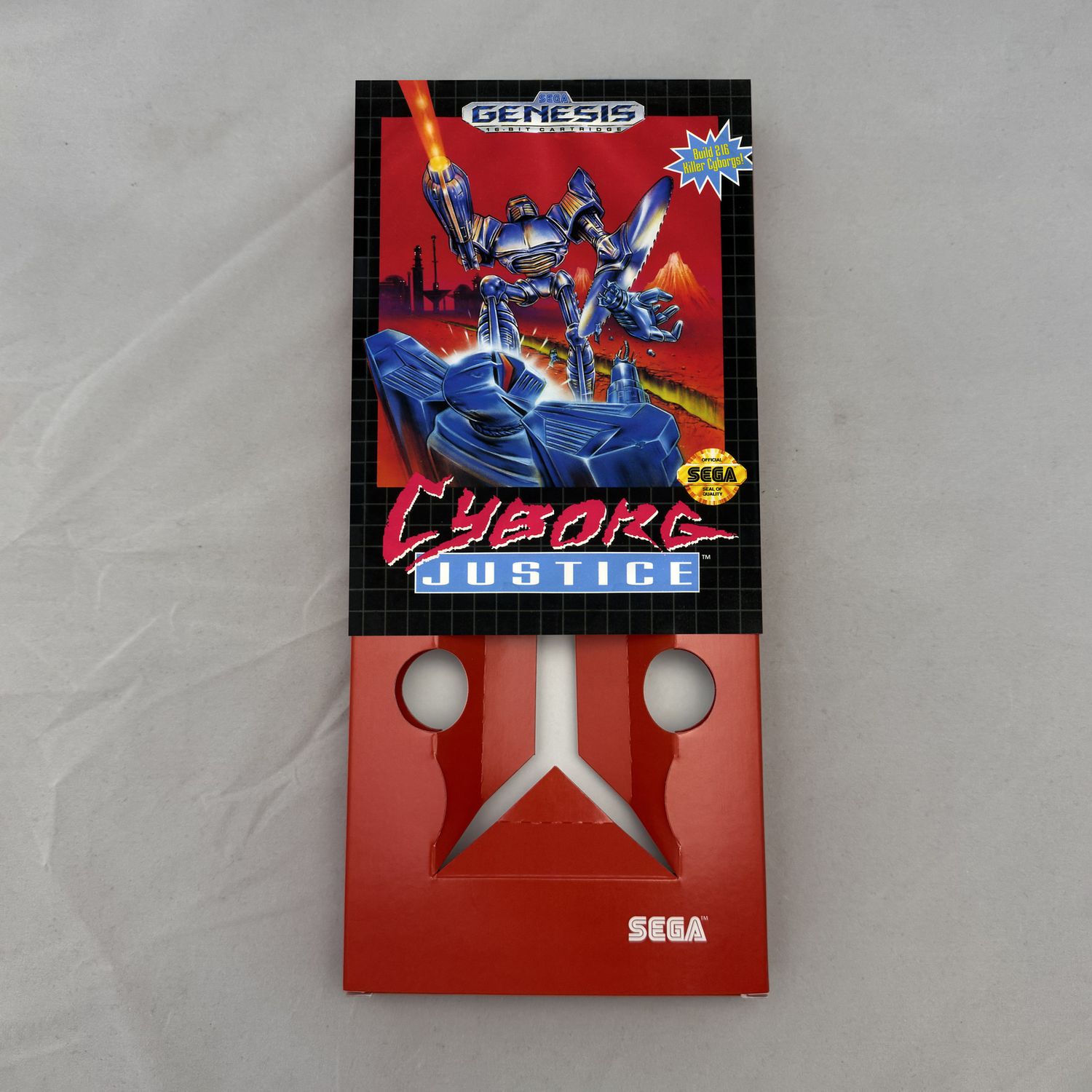 Cyborg Justice | NTSC | Sega Genesis | Genesis | En | Reproduction Box and Inner Tray