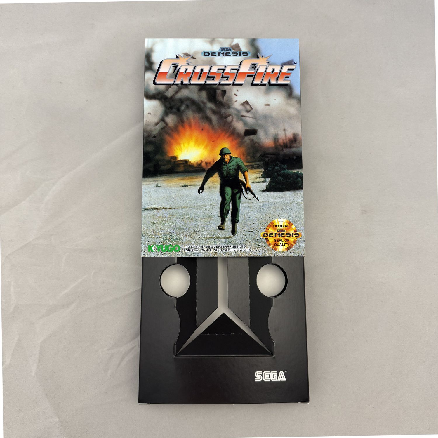 Crossfire | NTSC | Sega Genesis | Genesis | En | Reproduction Box and Inner Tray