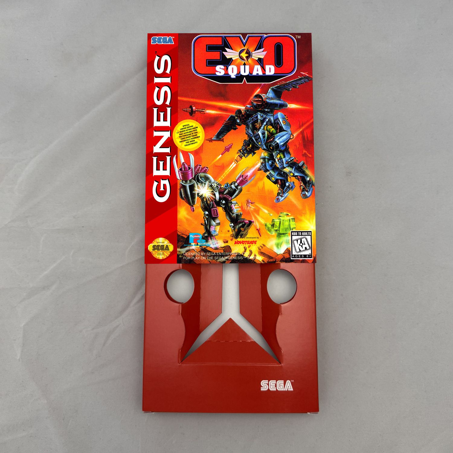 Exo Squad | NTSC | Sega Genesis | Genesis | En | Reproduction Box and Inner Tray