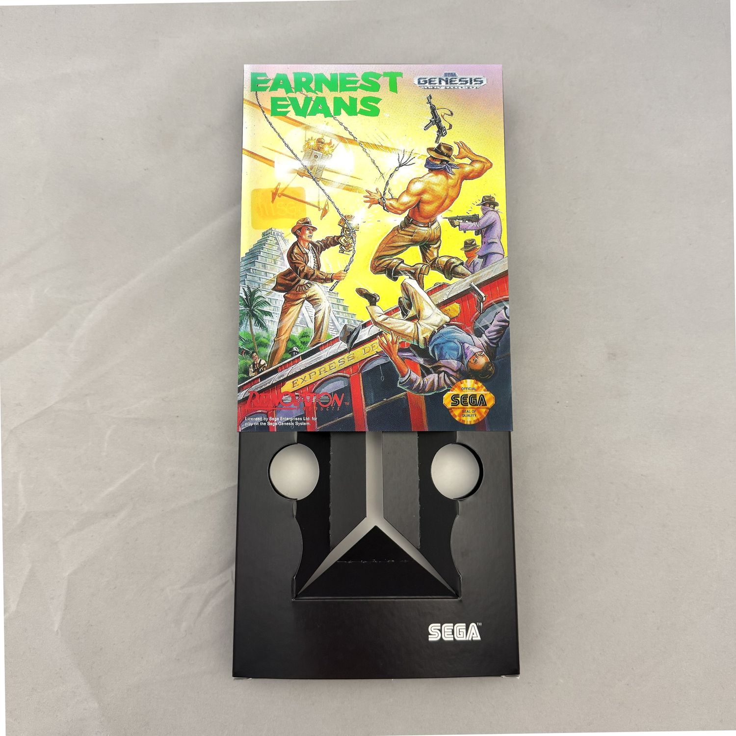Earnest Evans | NTSC | Sega Genesis | Genesis | En | Reproduction Box and Inner Tray