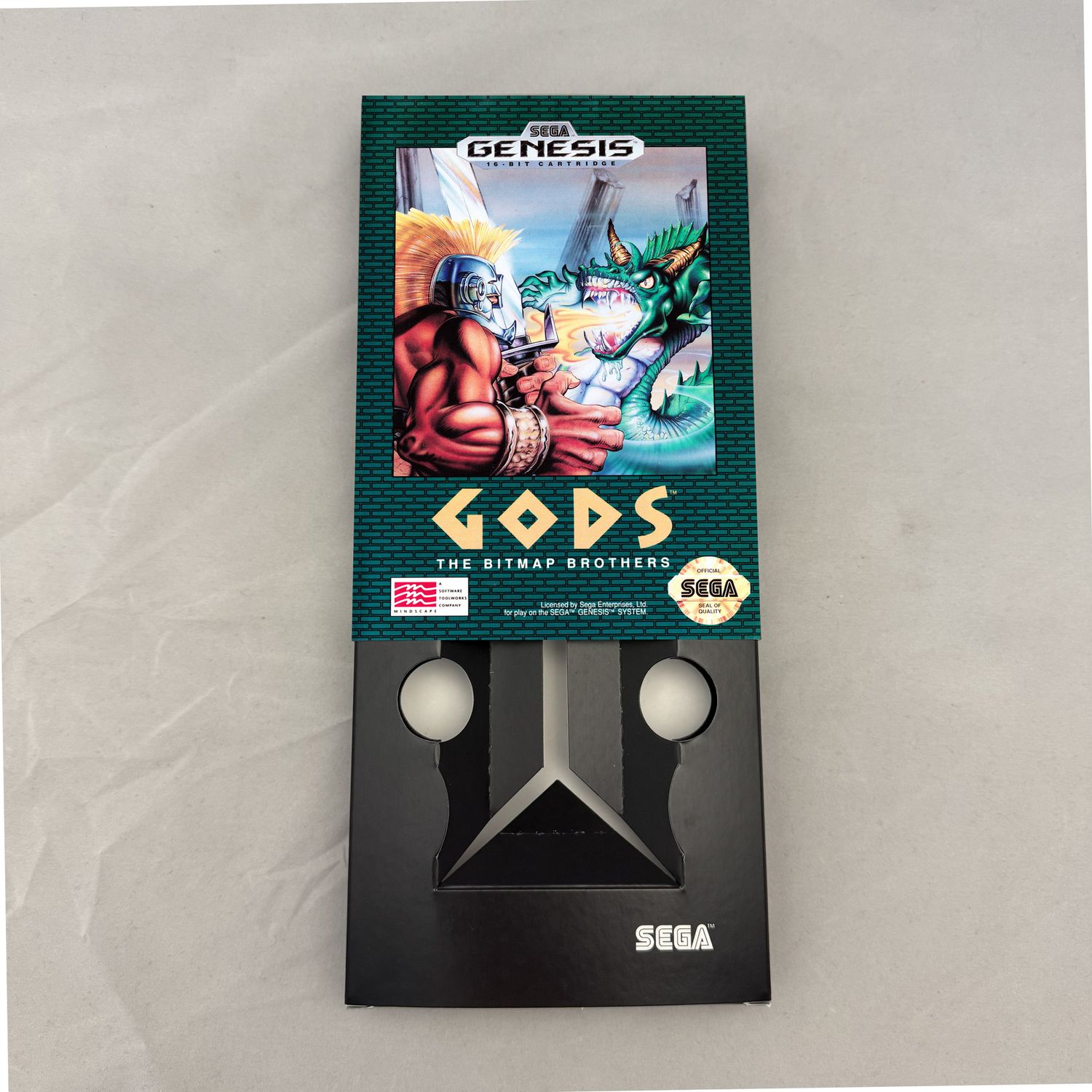 Gods | NTSC | Sega Genesis | Genesis | En | Reproduction Box and Inner Tray