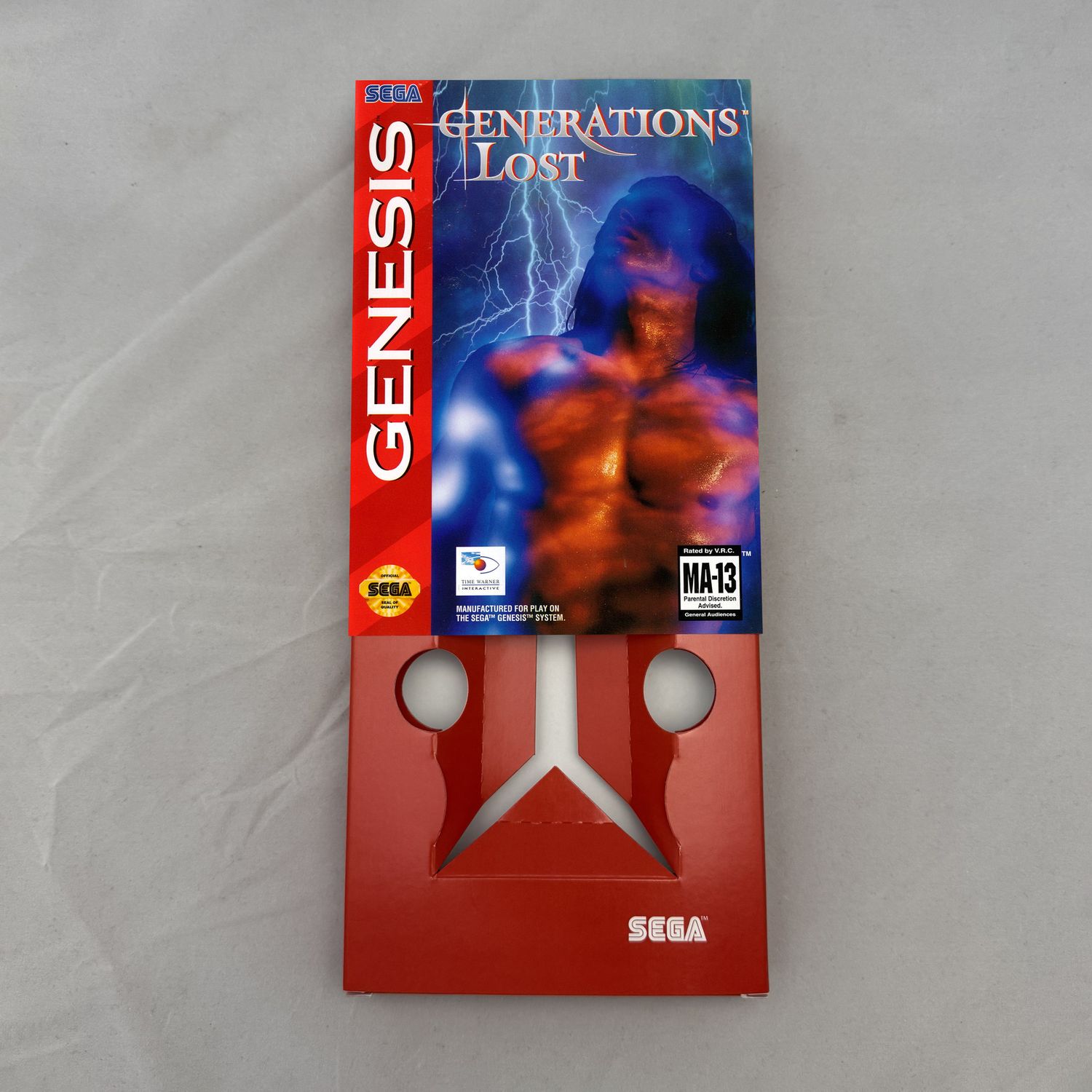 Generations Lost | NTSC | Sega Genesis | Genesis | En | Reproduction Box and Inner Tray