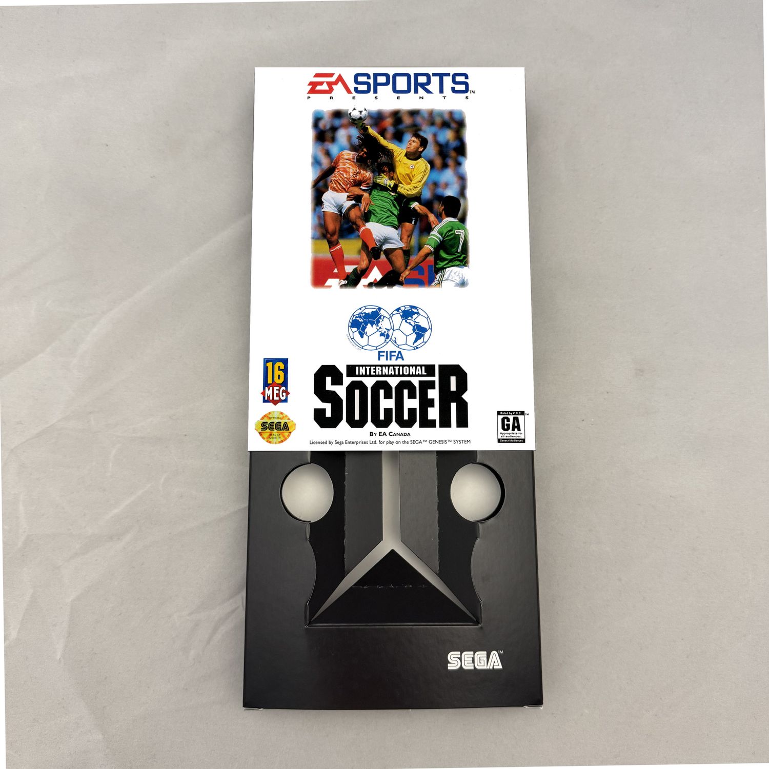 FIFA International Soccer | NTSC | Sega Genesis | Genesis | En | Reproduction Box and Inner Tray