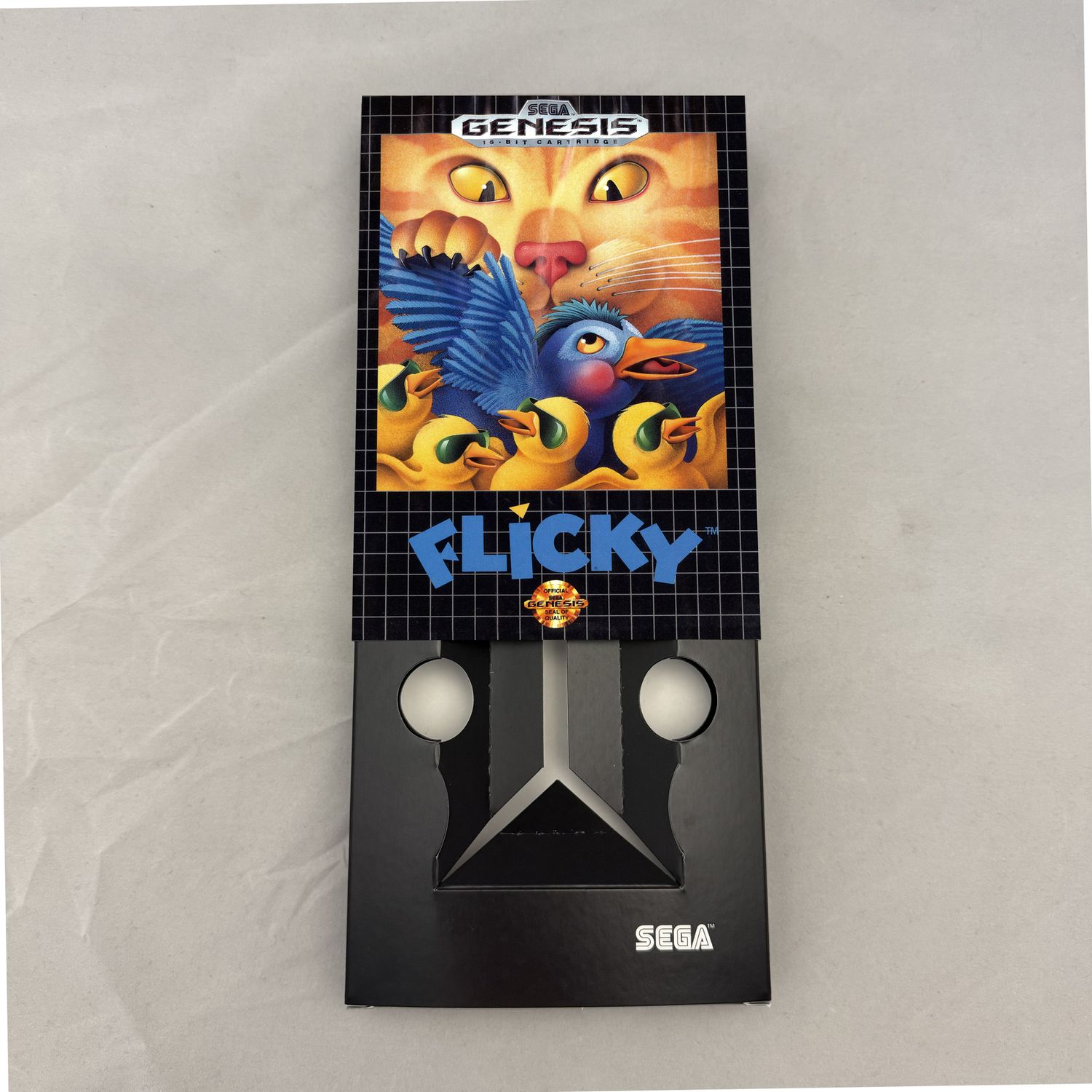 Flicky | NTSC | Sega Genesis | Genesis | En | Reproduction Box and Inner Tray