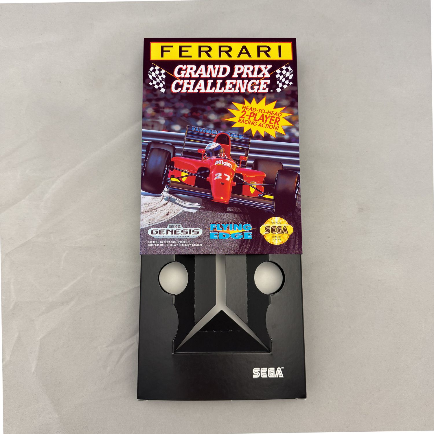 Ferrari Grand Prix Challenge | NTSC | Sega Genesis | Genesis | En | Reproduction Box and Inner Tray