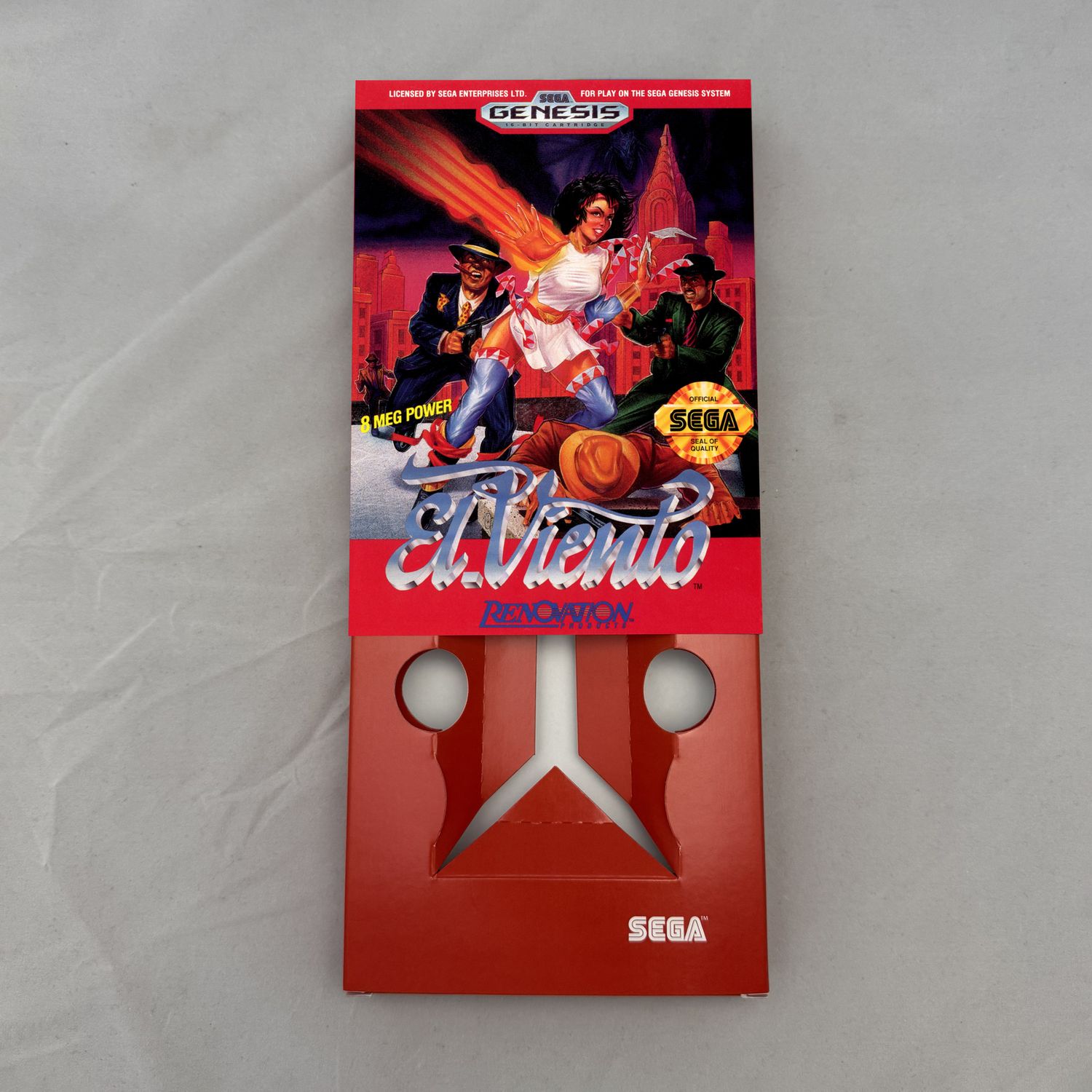 El Viento | NTSC | Sega Genesis | Genesis | En | Reproduction Box and Inner Tray