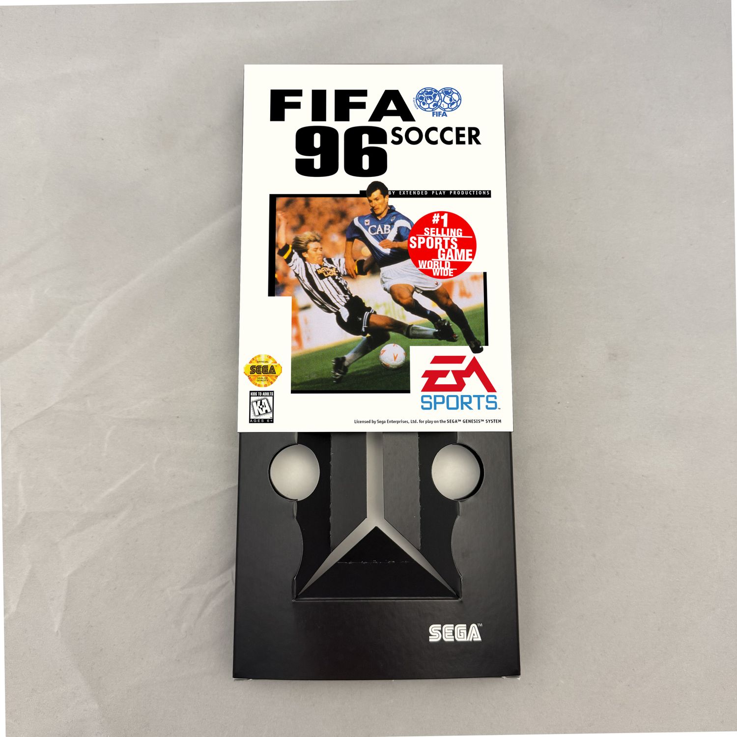 FIFA Soccer &#39;96 | NTSC | Sega Genesis | Genesis | En | Reproduction Box and Inner Tray