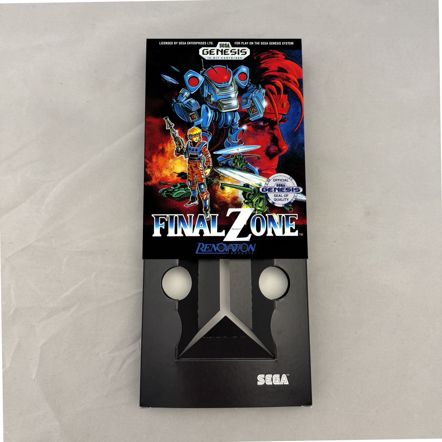 Final Zone | NTSC | Sega Genesis | Genesis | En | Reproduction Box and Inner Tray
