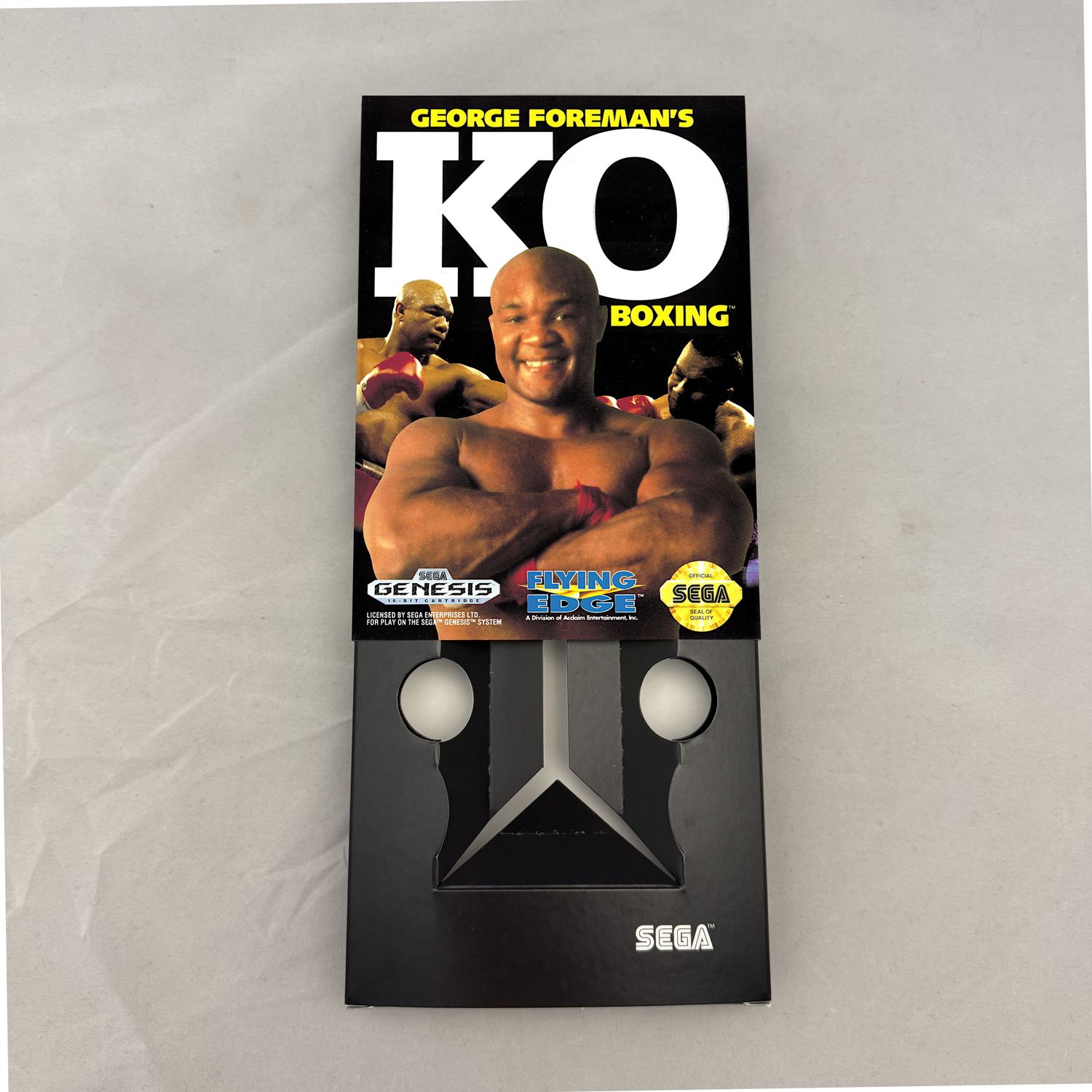 George Foreman&#39;s KO Boxing | NTSC | Sega Genesis | Genesis | En | Reproduction Box and Inner Tray