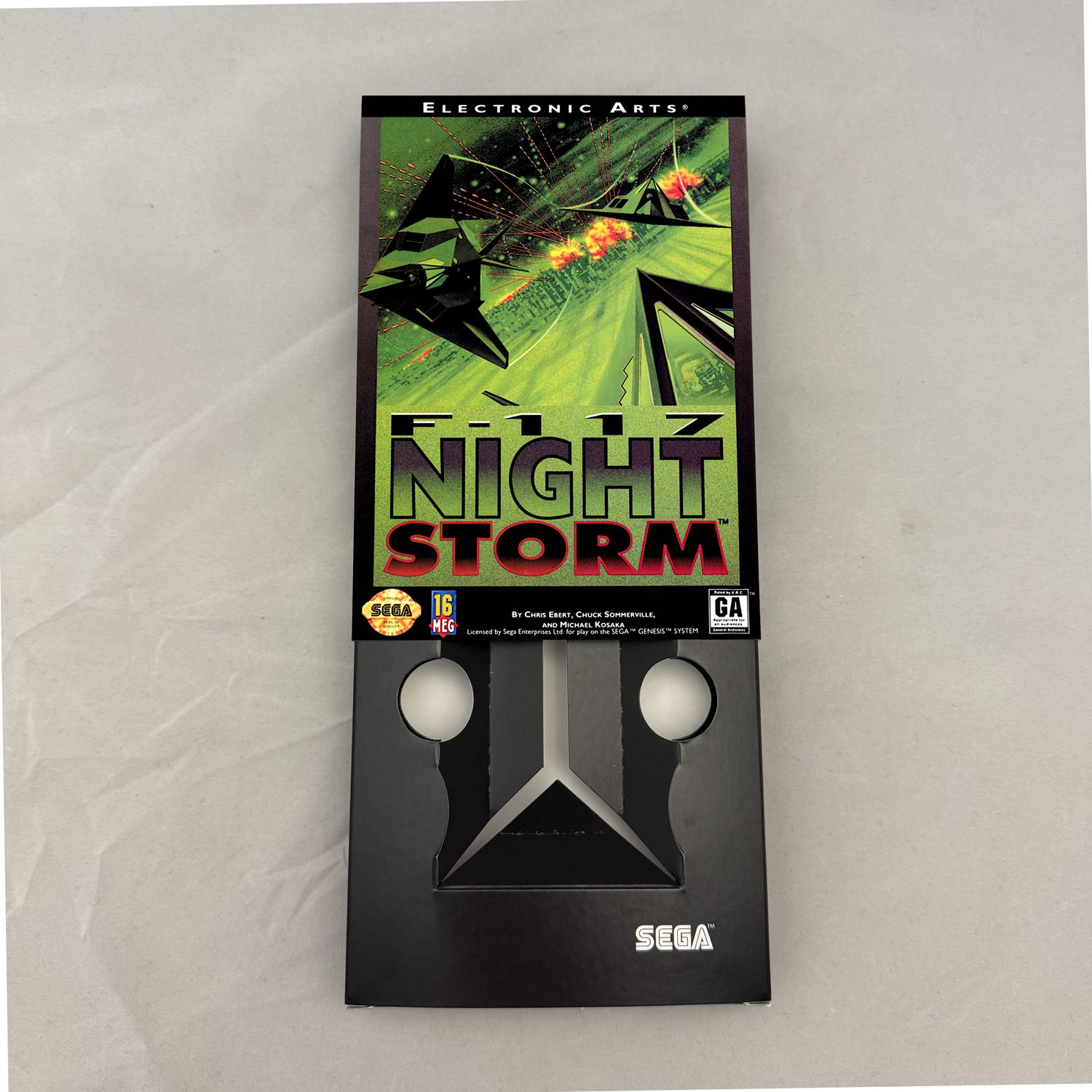 F-117 Night Storm | NTSC | Sega Genesis | Genesis | En | Reproduction Box and Inner Tray