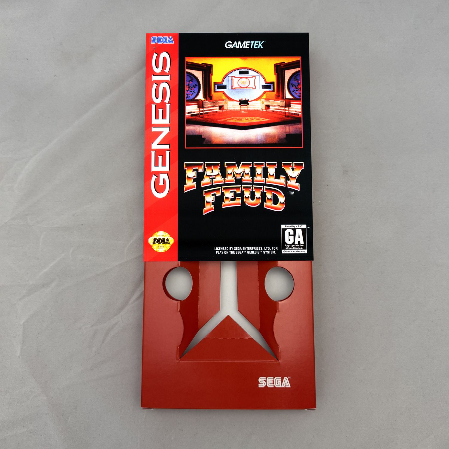 Family Feud | NTSC | Sega Genesis | Genesis | En | Reproduction Box and Inner Tray