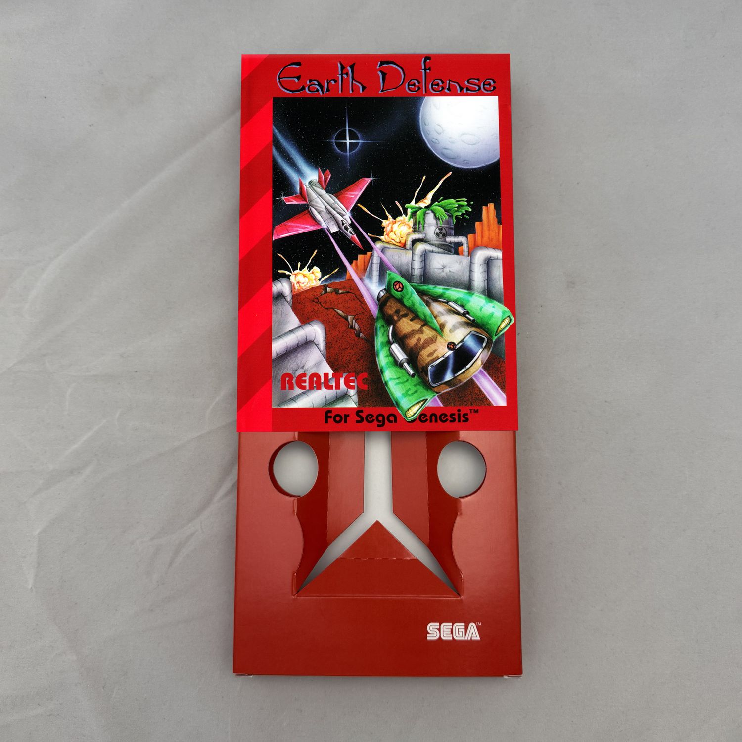 Earth Defense | NTSC | Sega Genesis | Genesis | En | Reproduction Box and Inner Tray
