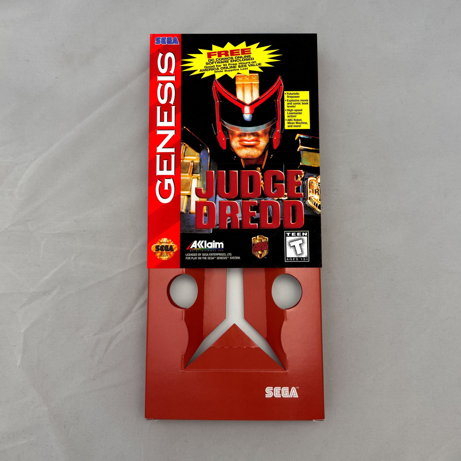 Judge Dredd | NTSC | Sega Genesis | Genesis | En | Reproduction Box and Inner Tray