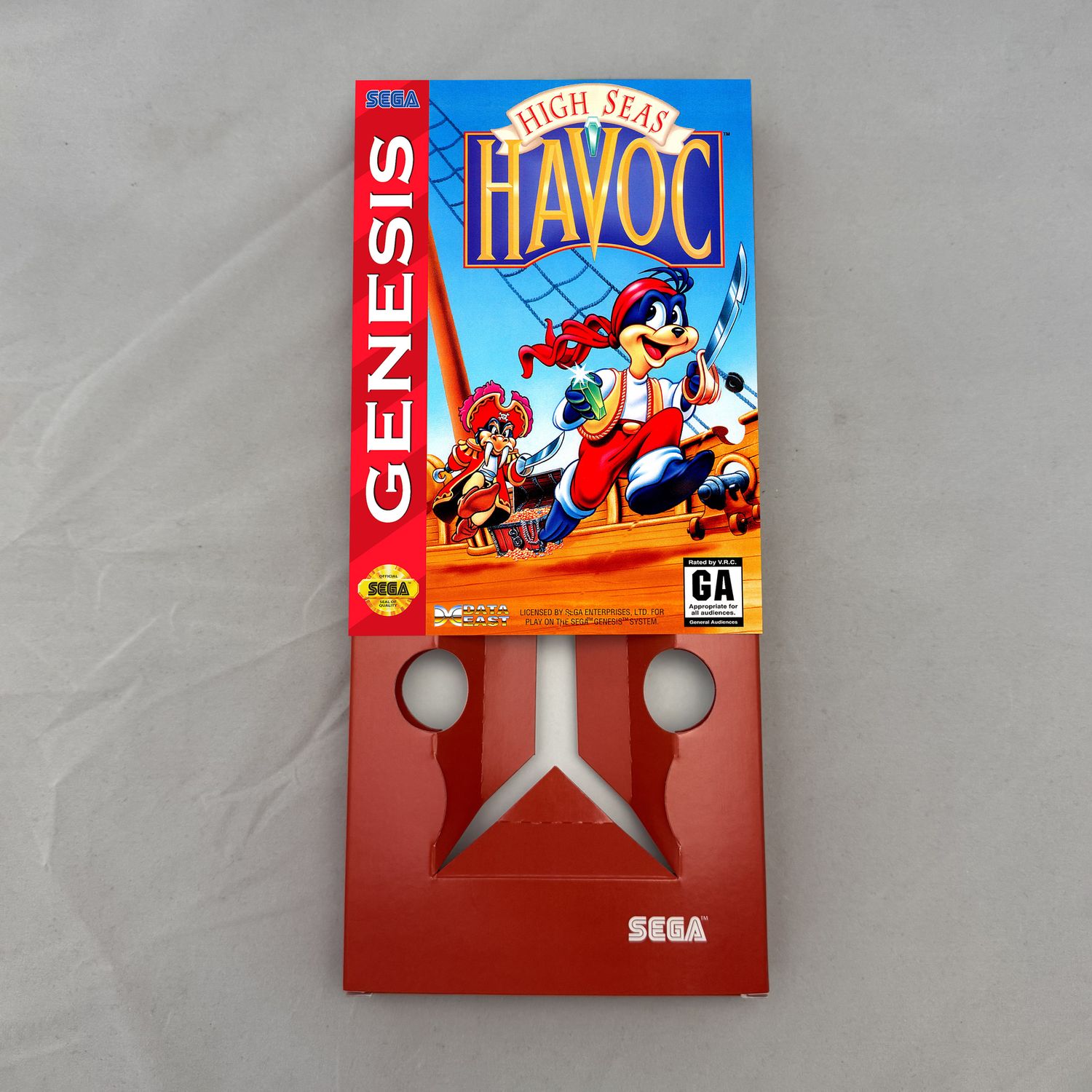 High Seas Havoc | NTSC | Sega Genesis | Genesis | En | Reproduction Box and Inner Tray