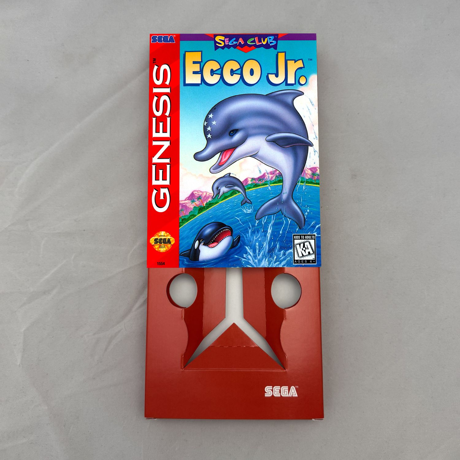 Ecco Jr. | NTSC | Sega Genesis | Genesis | En | Reproduction Box and Inner Tray