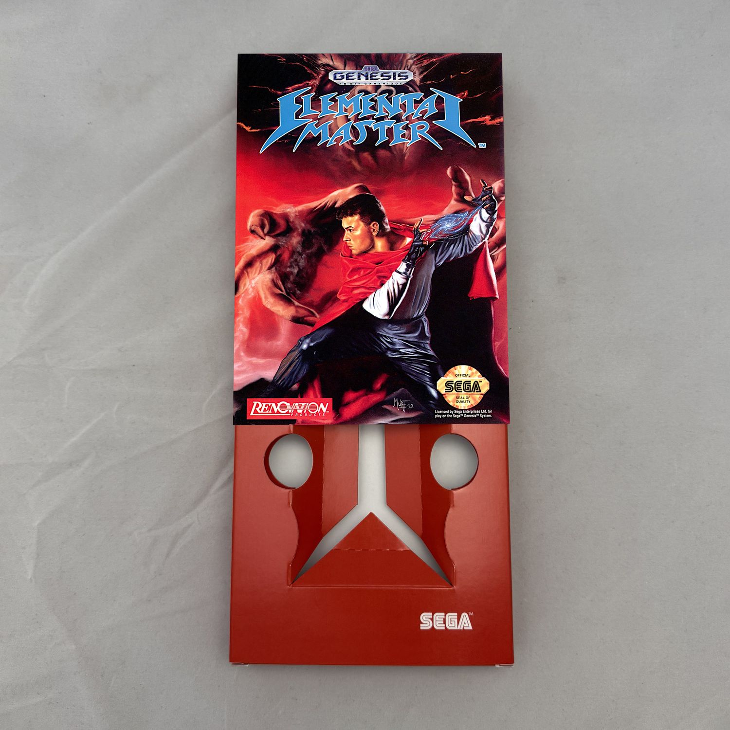 Elemental Master | NTSC | Sega Genesis | Genesis | En | Reproduction Box and Inner Tray