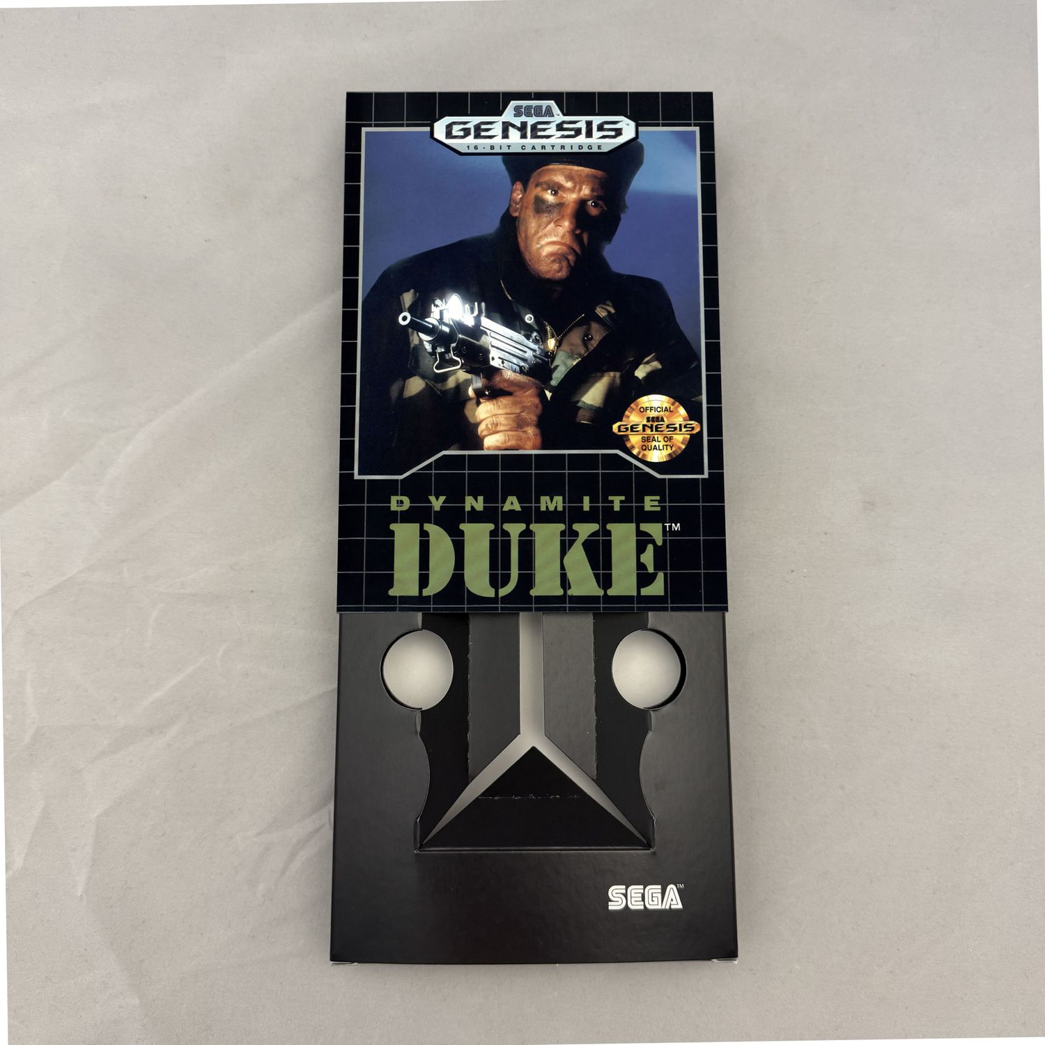 Dynamite Duke | NTSC | Sega Genesis | Genesis | En | Reproduction Box and Inner Tray