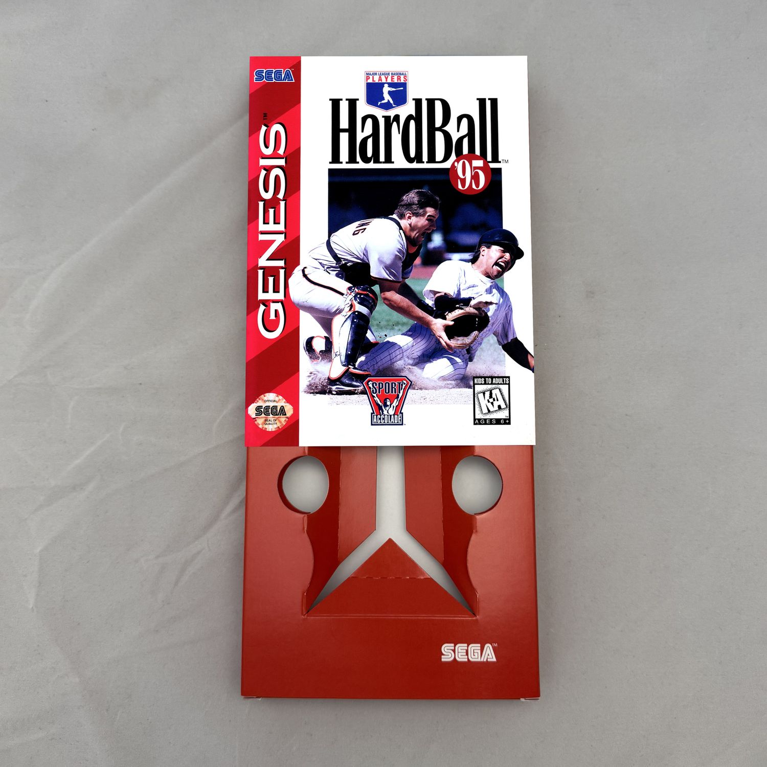 Hardball &#39;95 | NTSC | Sega Genesis | Genesis | En | Reproduction Box and Inner Tray