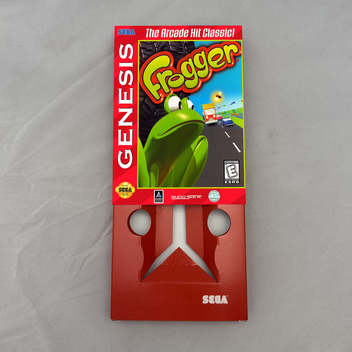 Frogger | NTSC | Sega Genesis | Genesis | En | Reproduction Box and Inner Tray