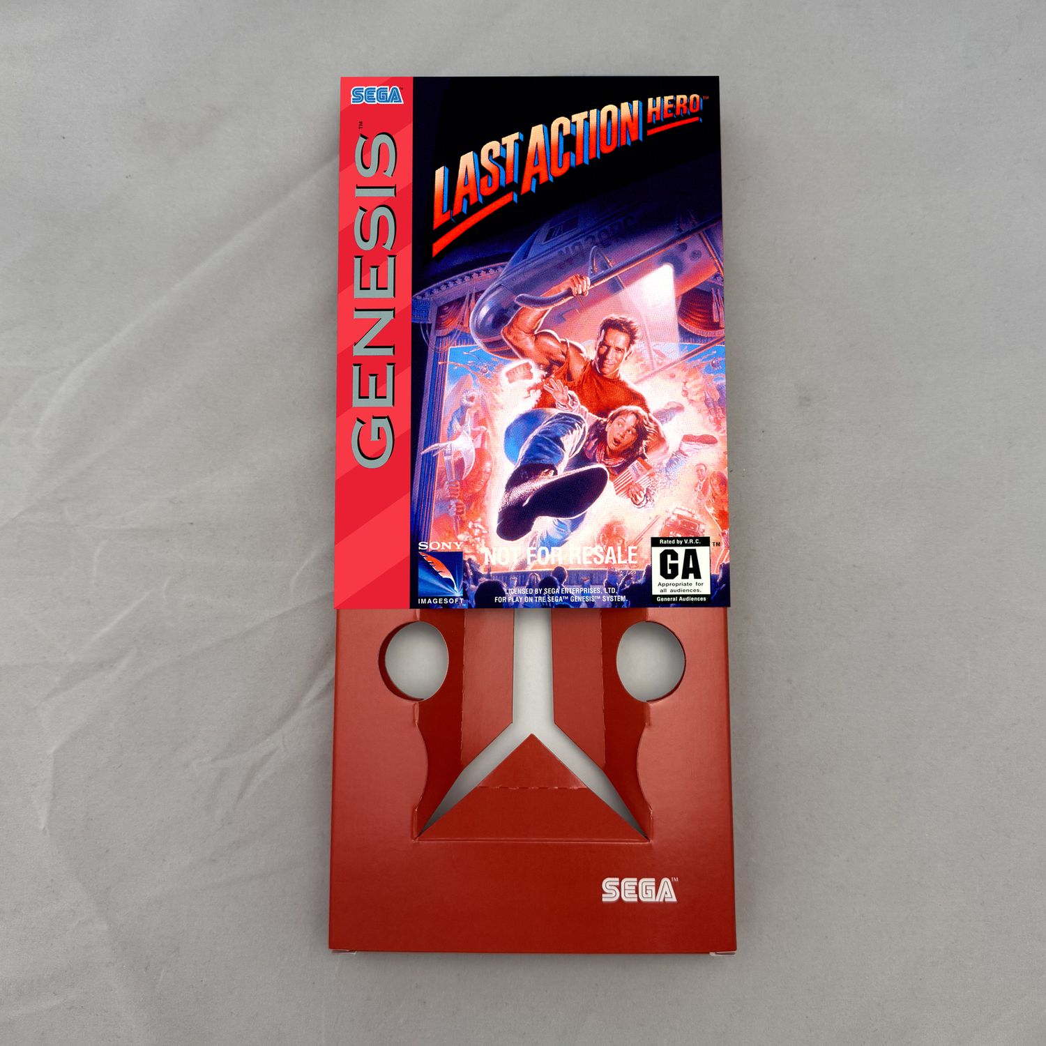 Last Action Hero | NTSC | Sega Genesis | Genesis | En | Reproduction Box and Inner Tray